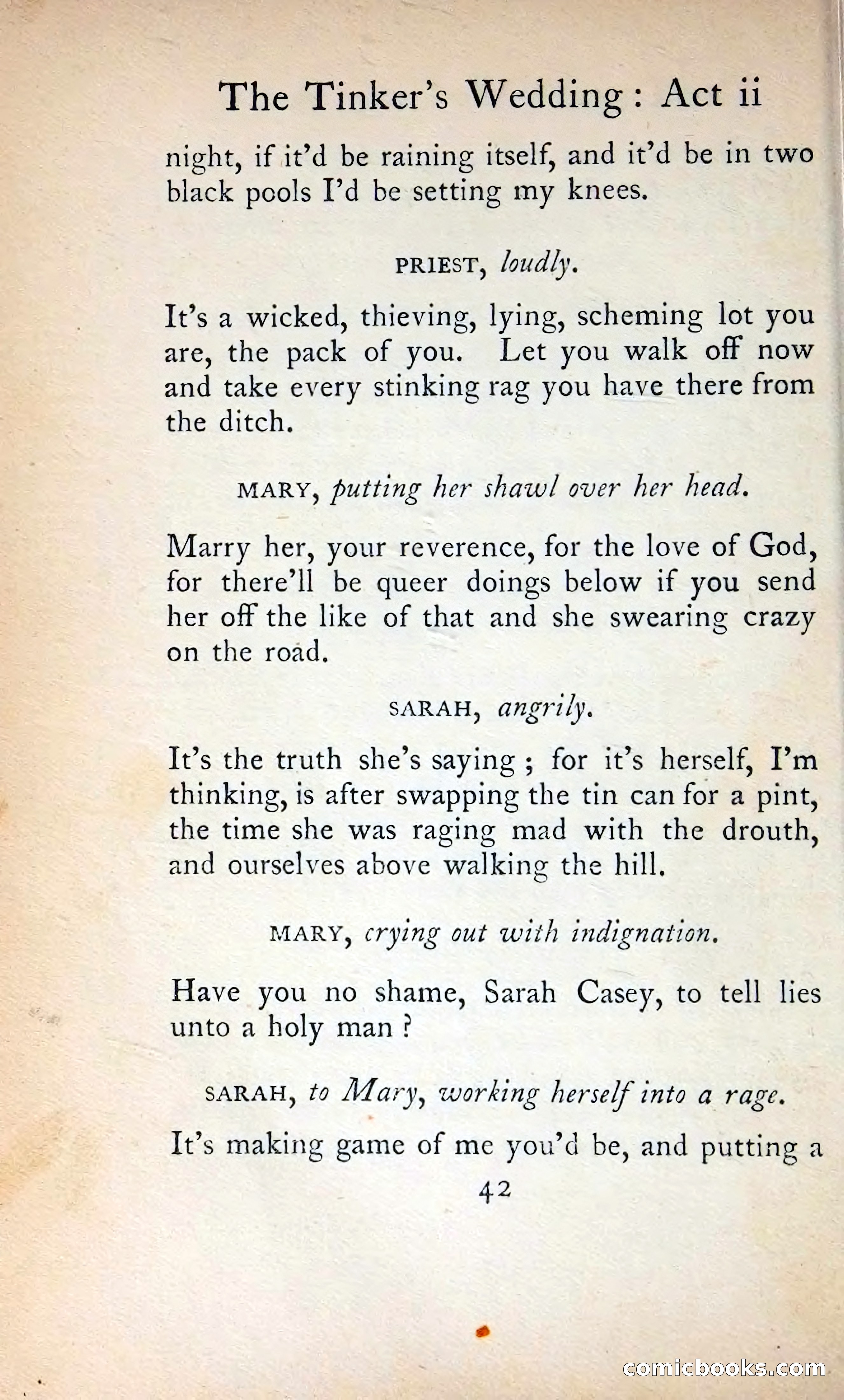 The Tinker's Wedding / Riders to the Sea / The Shadow of the Glen — page 61 of 133