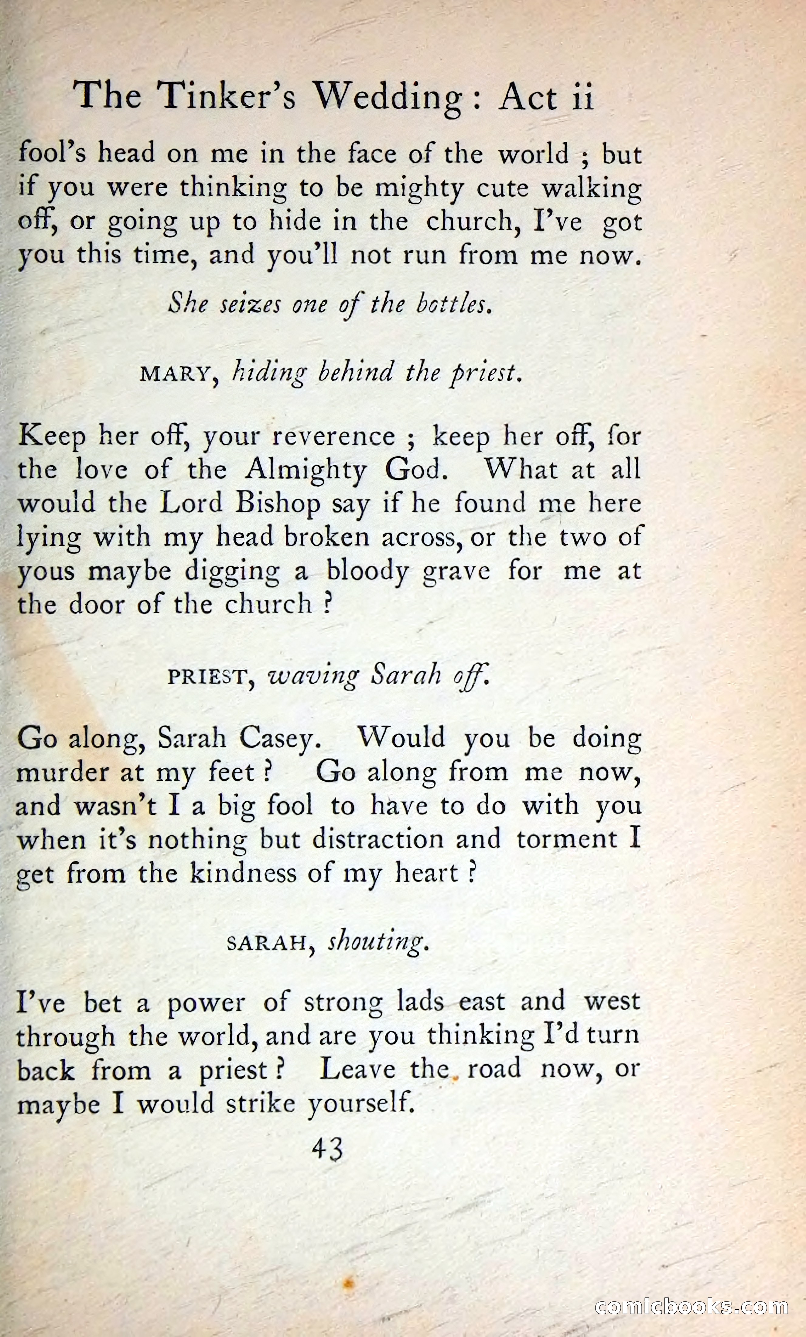 The Tinker's Wedding / Riders to the Sea / The Shadow of the Glen — page 62 of 133
