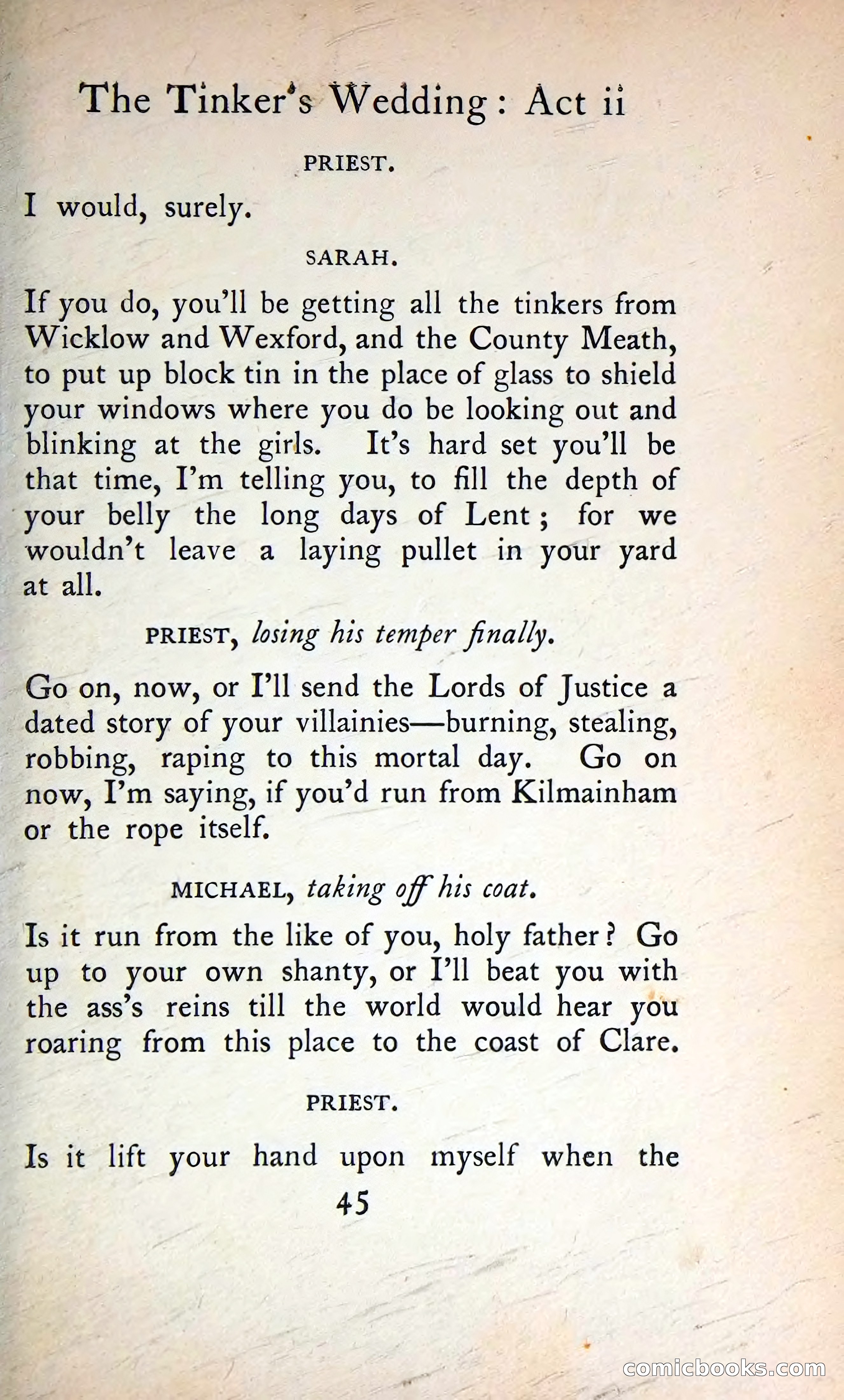 The Tinker's Wedding / Riders to the Sea / The Shadow of the Glen — page 64 of 133