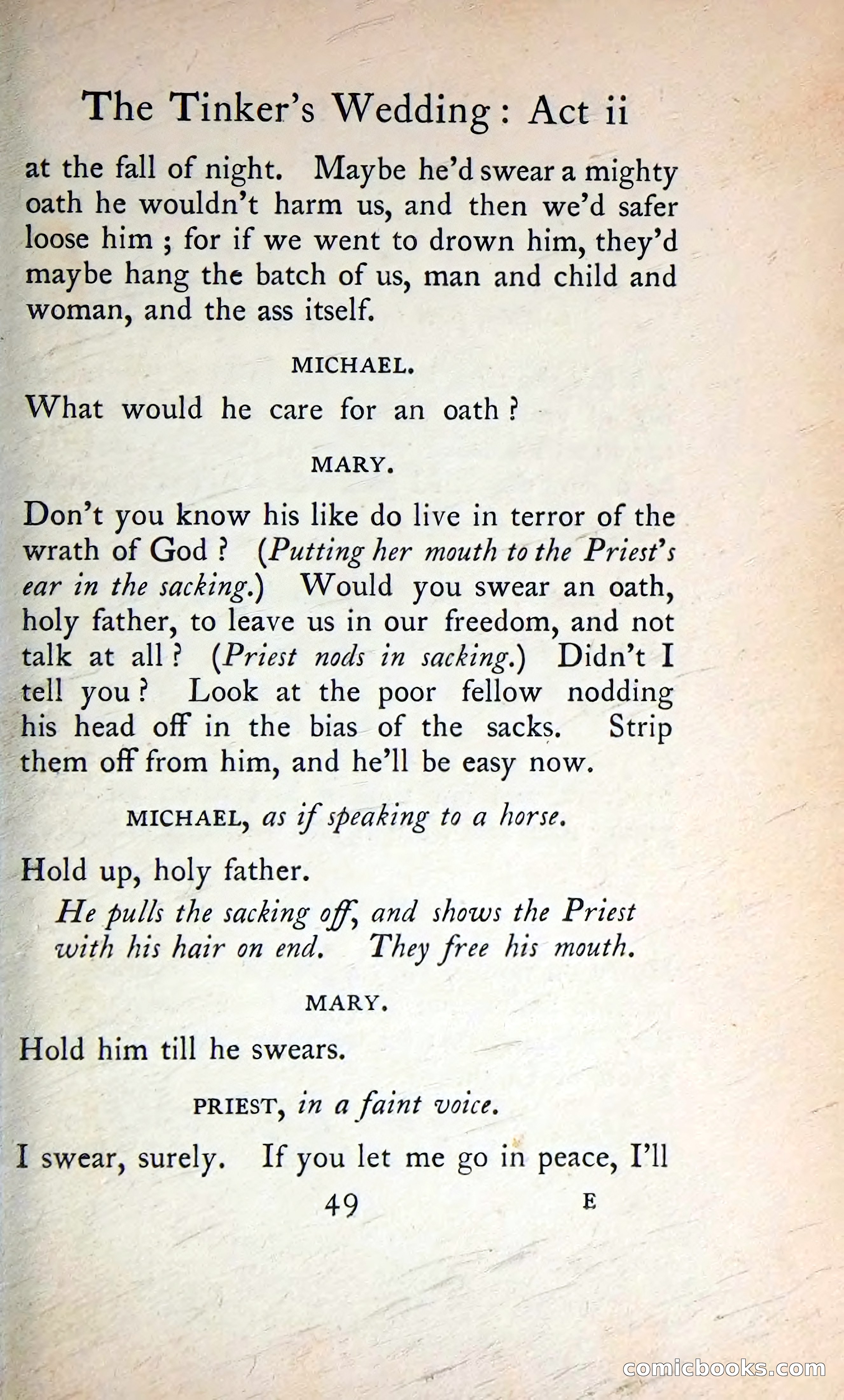 The Tinker's Wedding / Riders to the Sea / The Shadow of the Glen — page 68 of 133