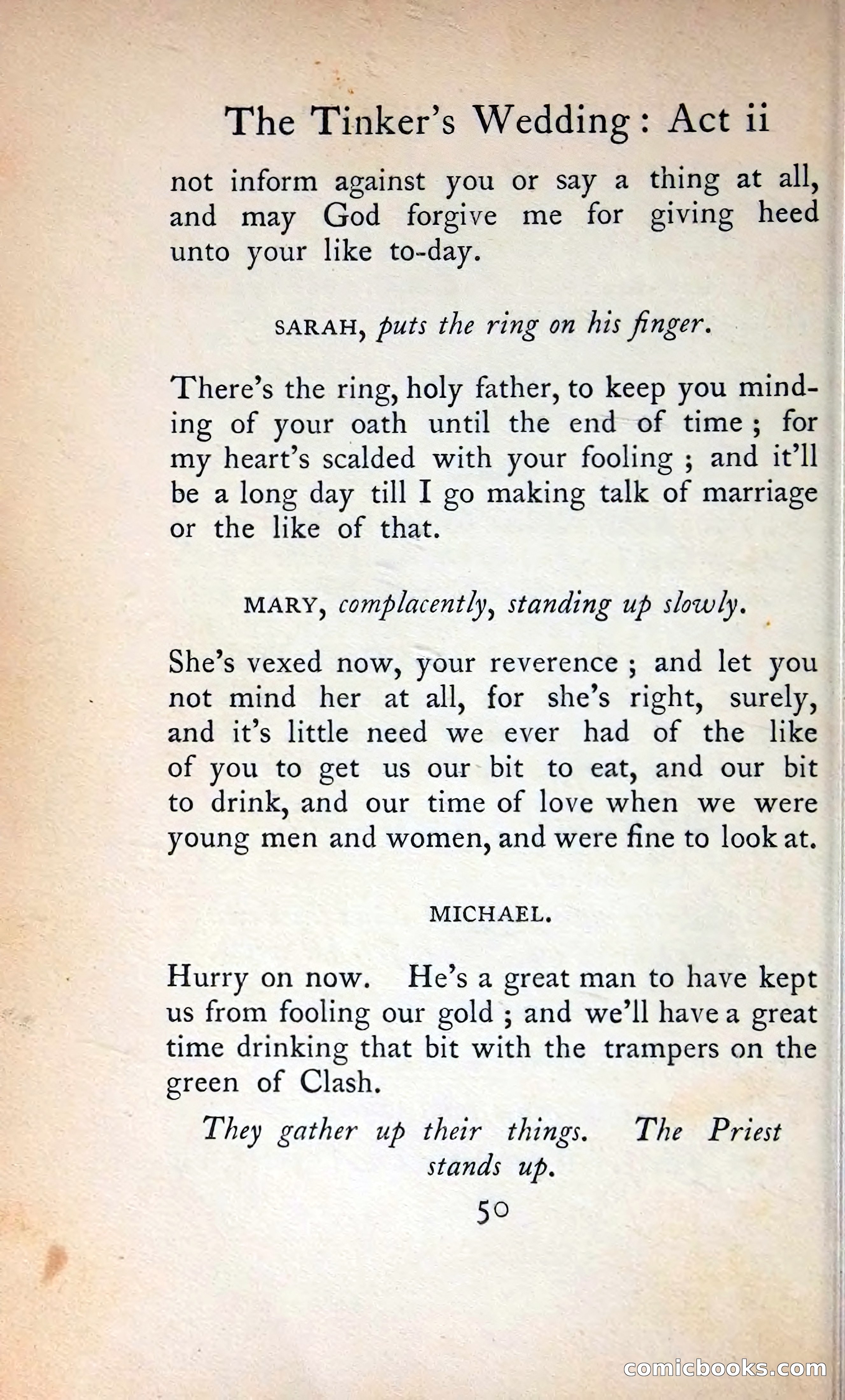 The Tinker's Wedding / Riders to the Sea / The Shadow of the Glen — page 69 of 133