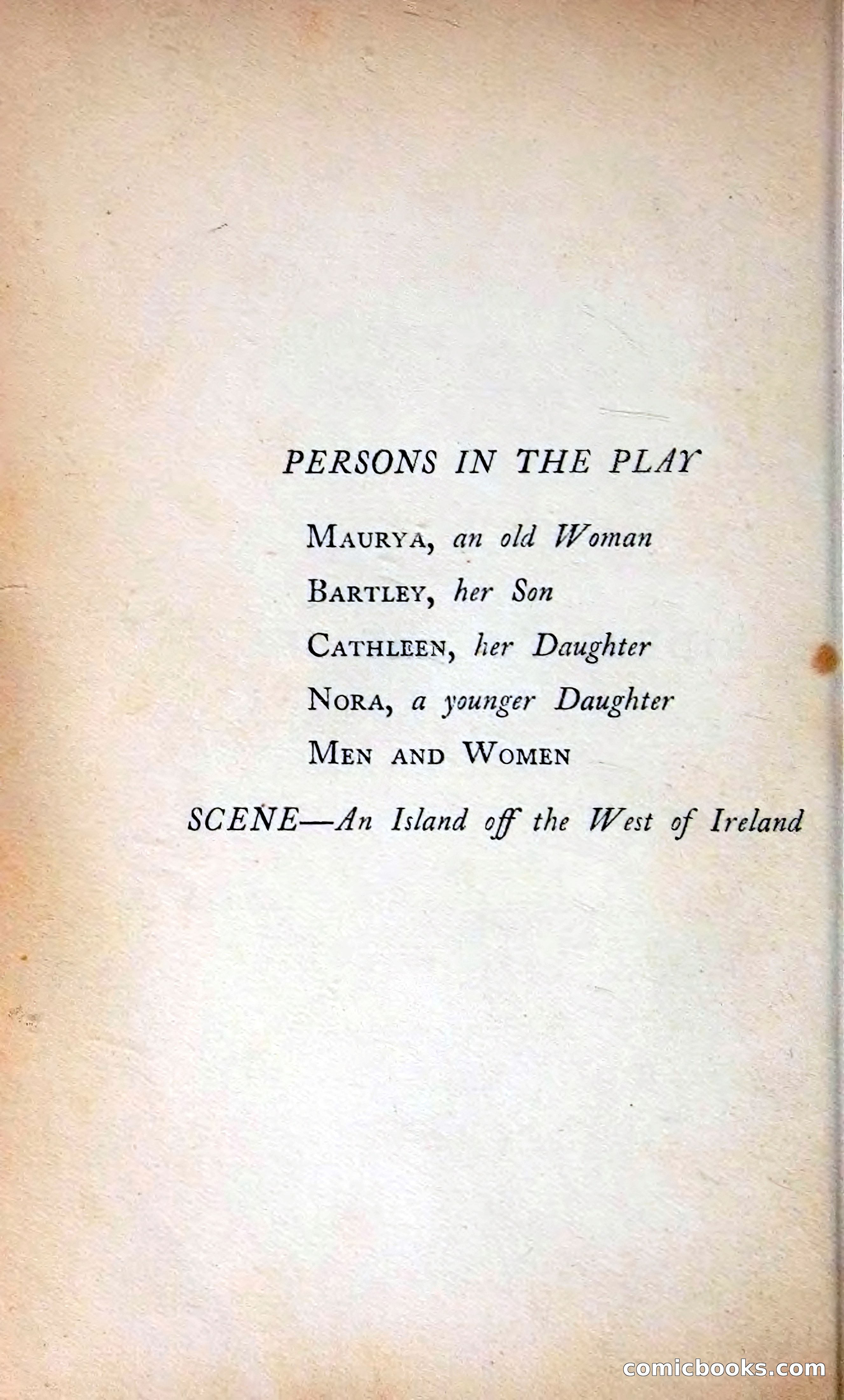 The Tinker's Wedding / Riders to the Sea / The Shadow of the Glen — page 73 of 133