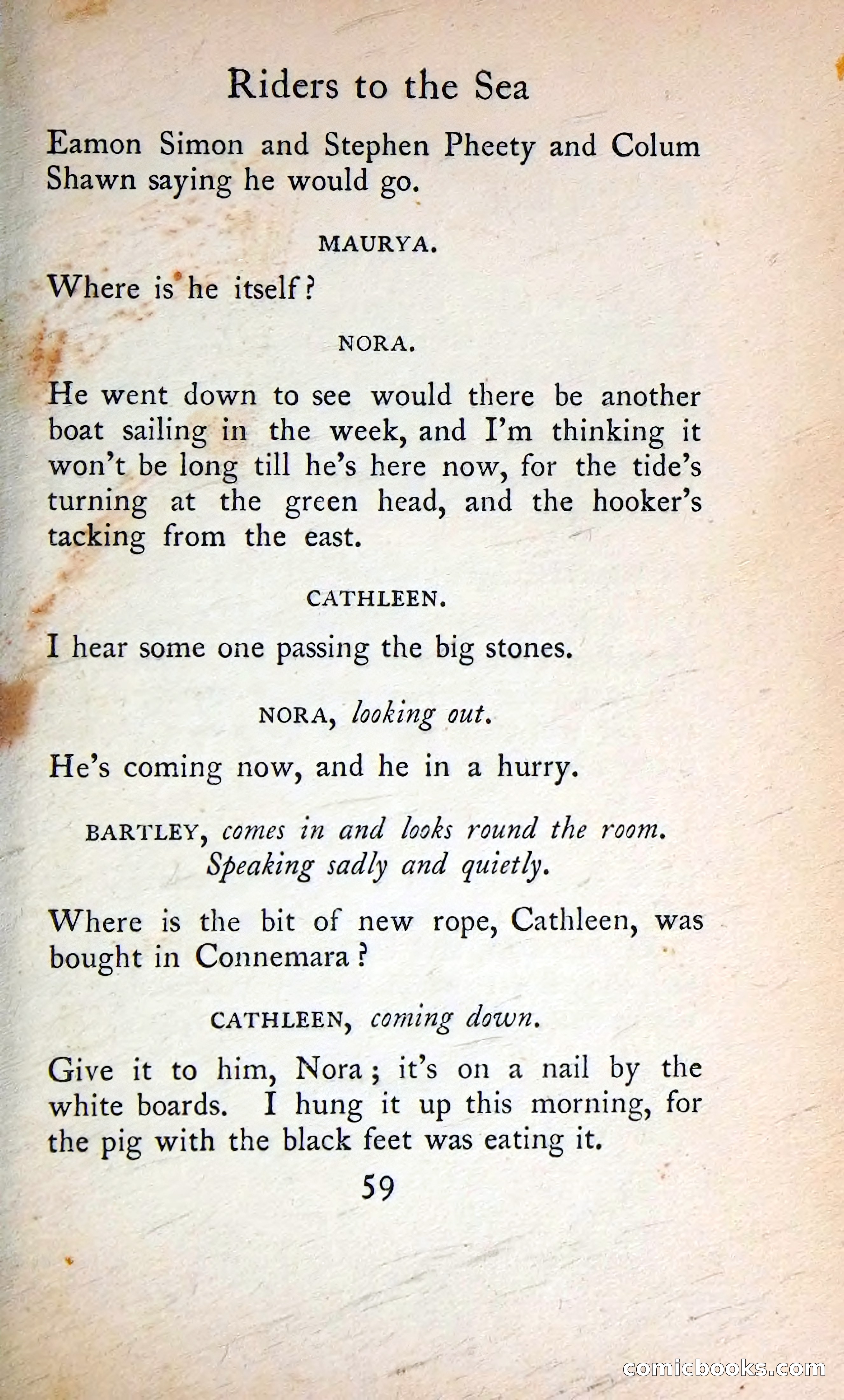 The Tinker's Wedding / Riders to the Sea / The Shadow of the Glen — page 78 of 133