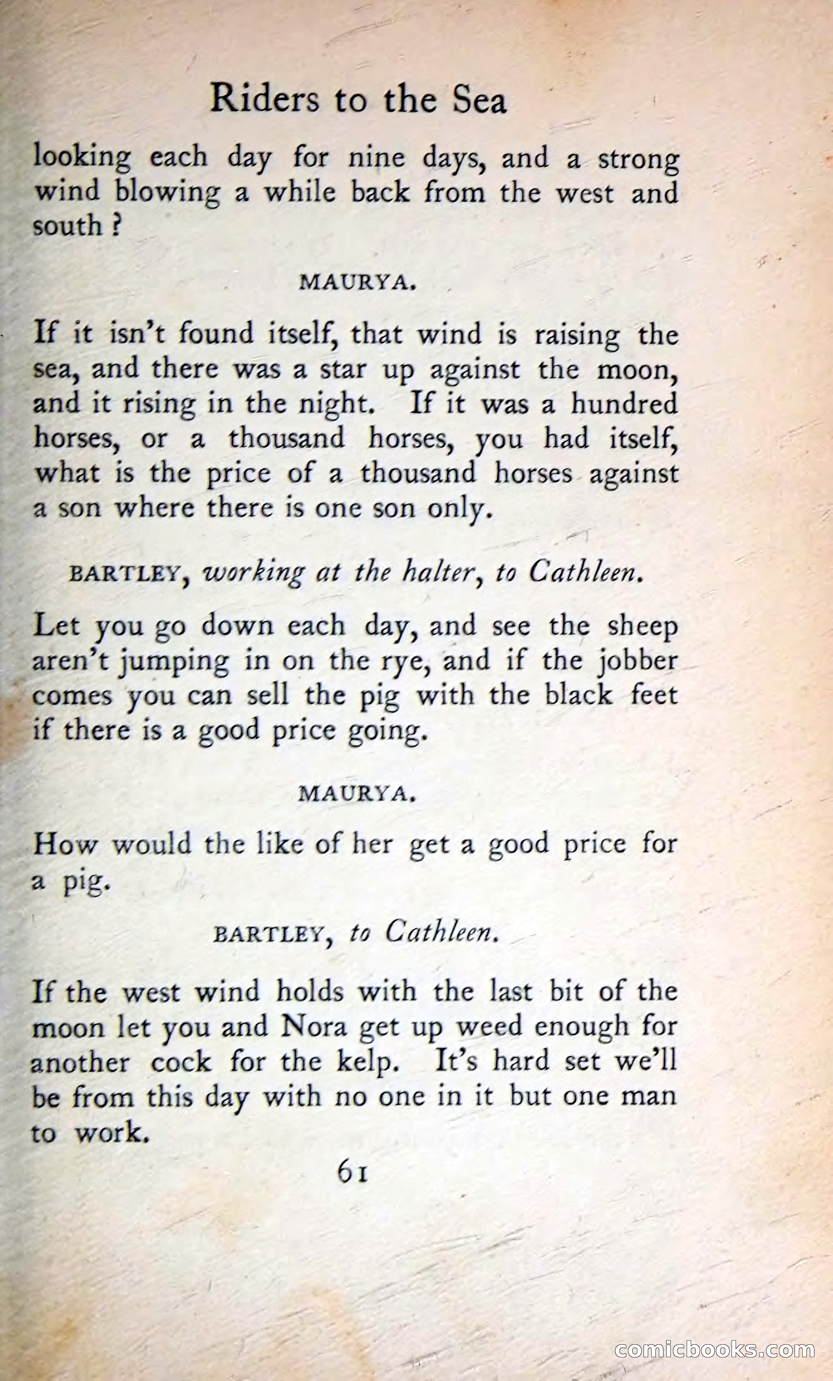 The Tinker's Wedding / Riders to the Sea / The Shadow of the Glen — page 80 of 133