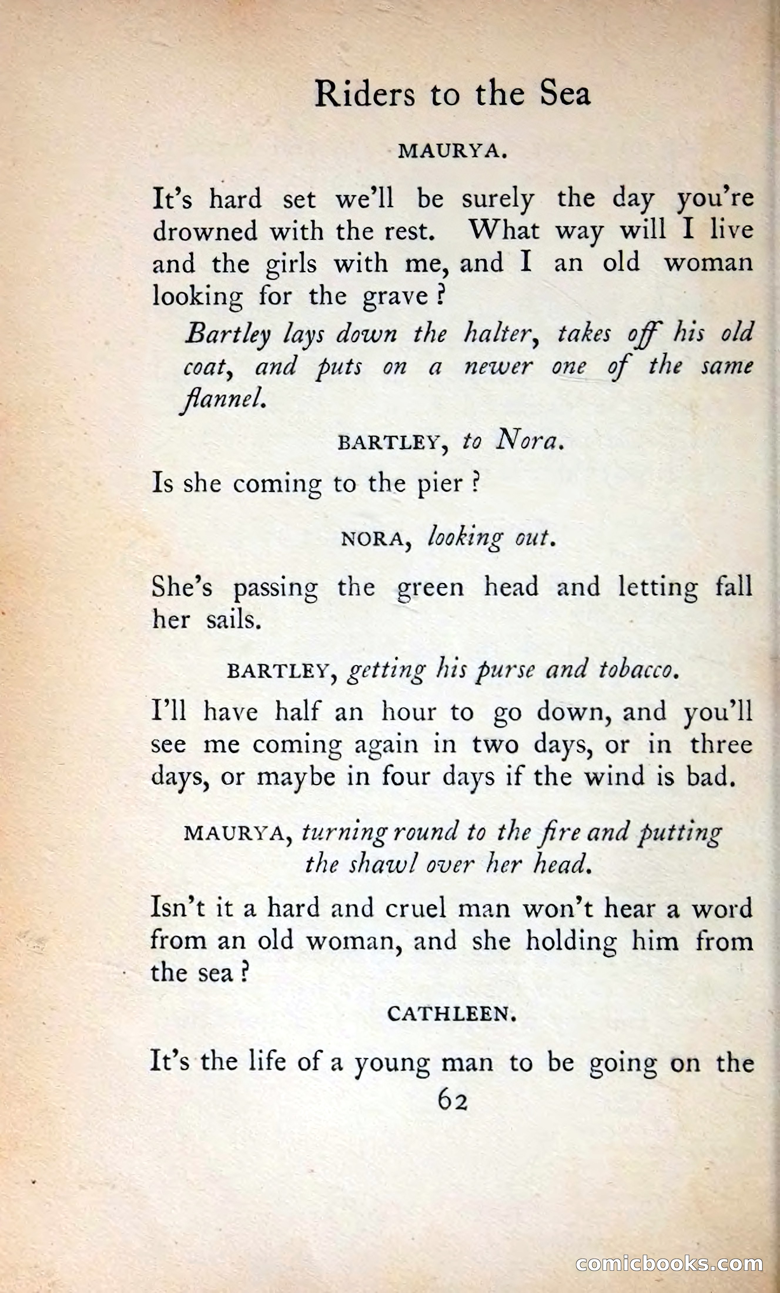 The Tinker's Wedding / Riders to the Sea / The Shadow of the Glen — page 81 of 133