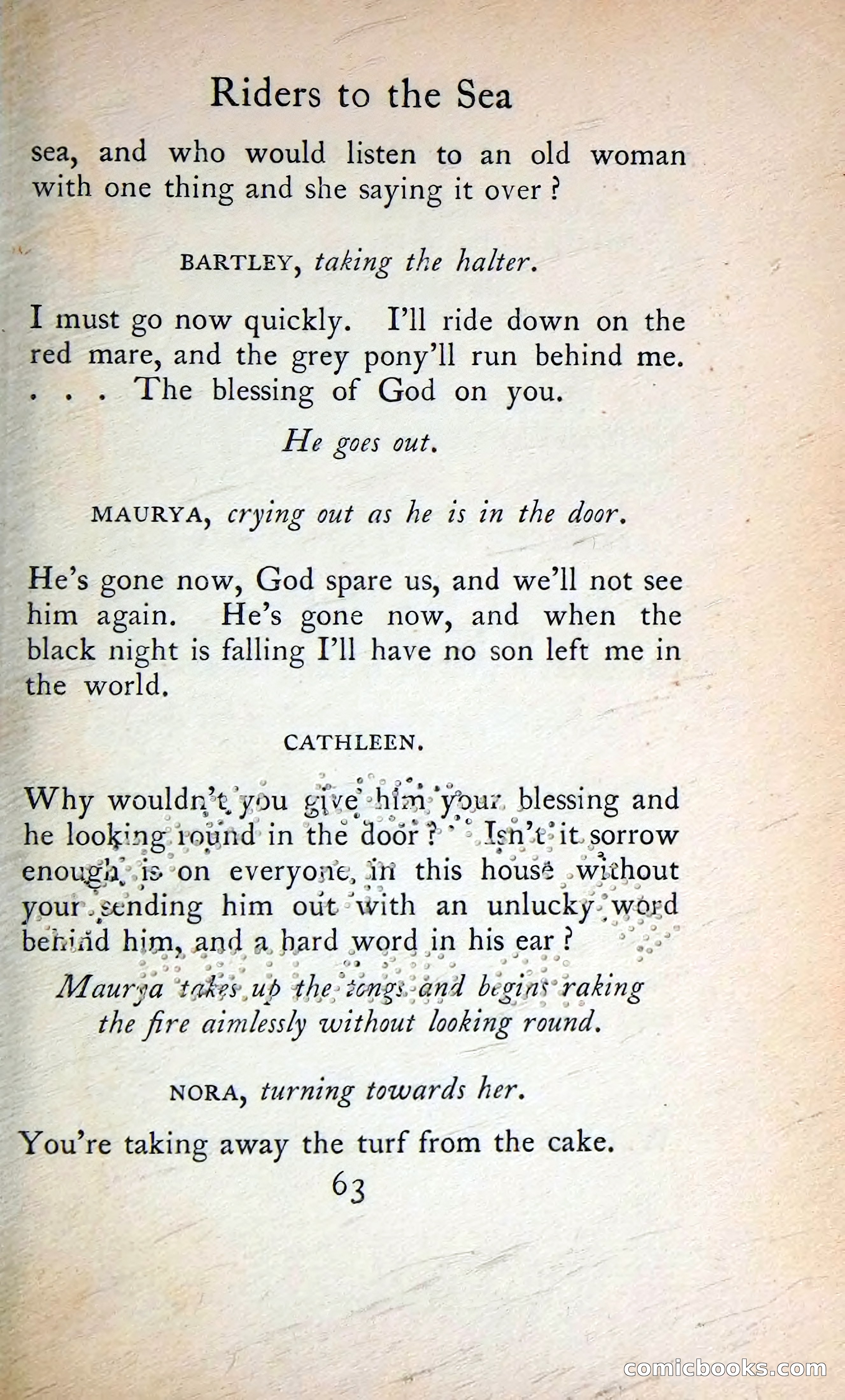 The Tinker's Wedding / Riders to the Sea / The Shadow of the Glen — page 82 of 133