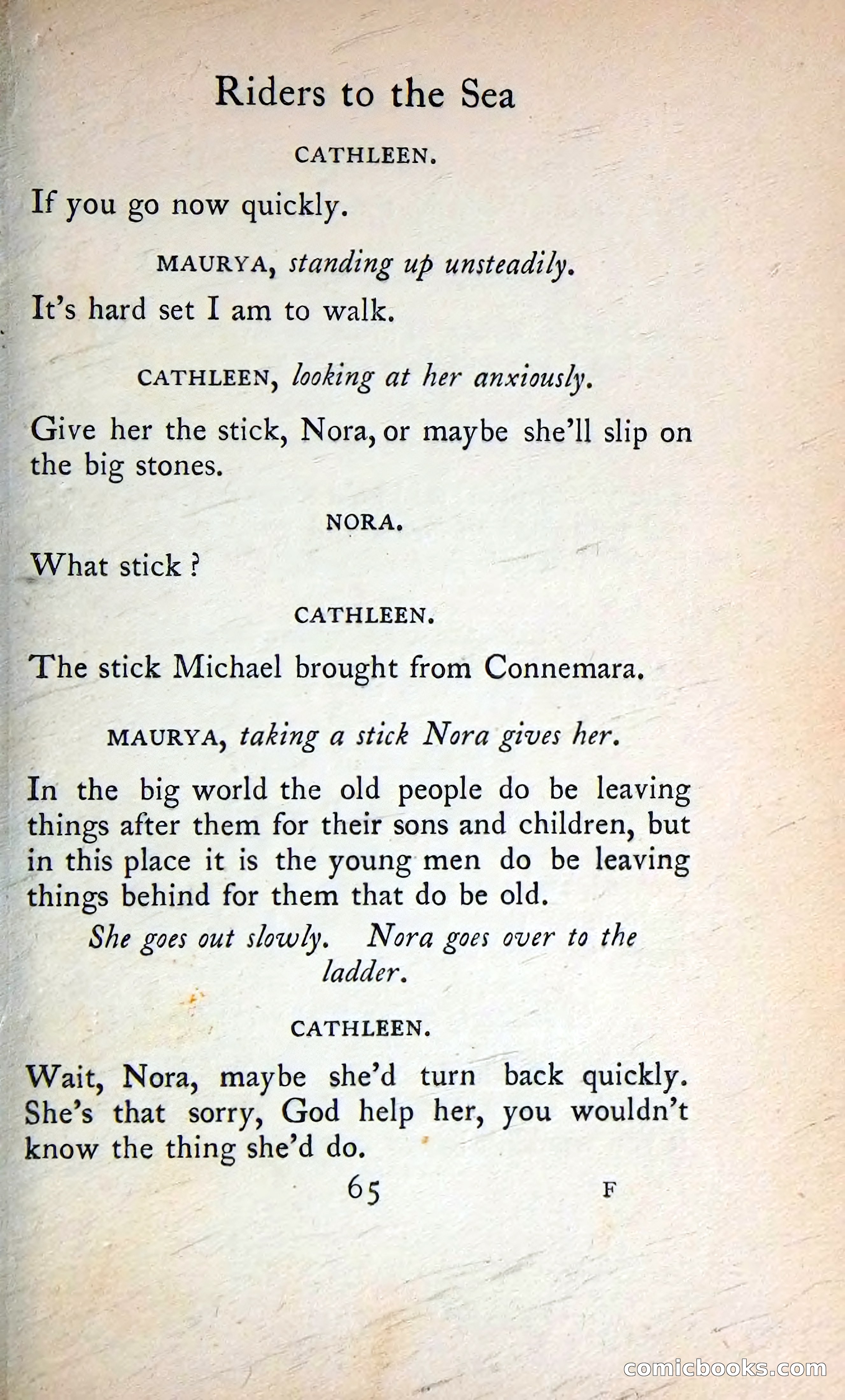 The Tinker's Wedding / Riders to the Sea / The Shadow of the Glen — page 84 of 133