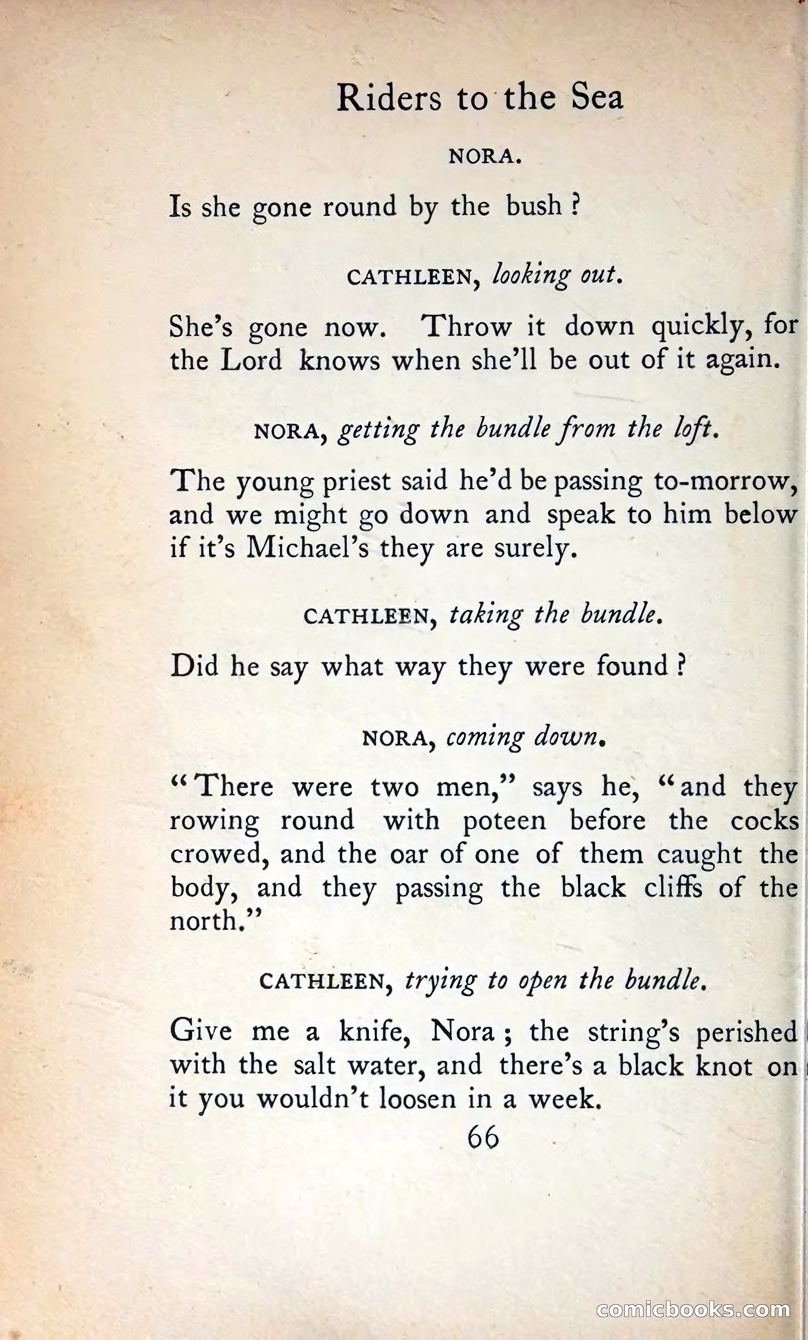 The Tinker's Wedding / Riders to the Sea / The Shadow of the Glen — page 85 of 133
