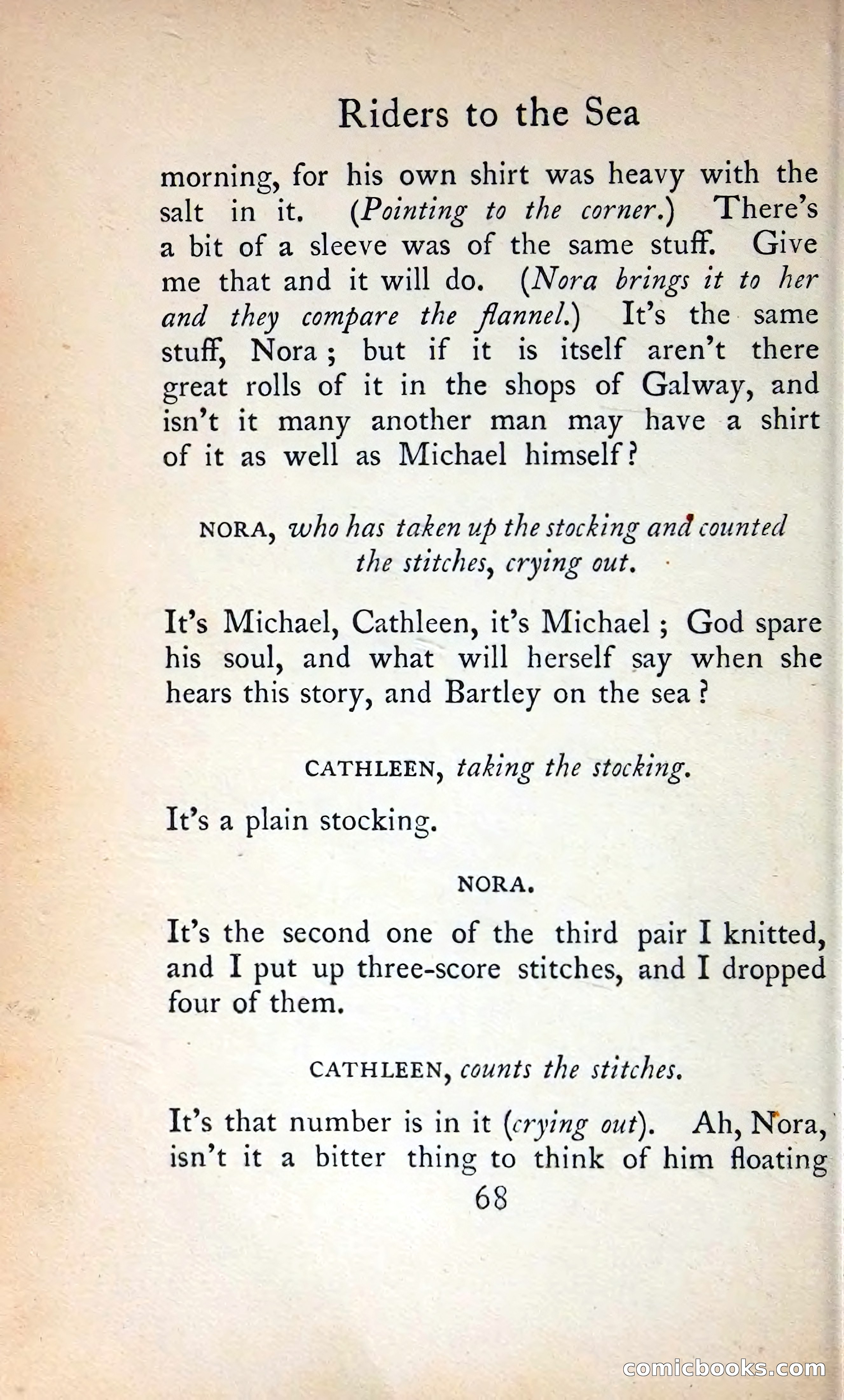 The Tinker's Wedding / Riders to the Sea / The Shadow of the Glen — page 87 of 133