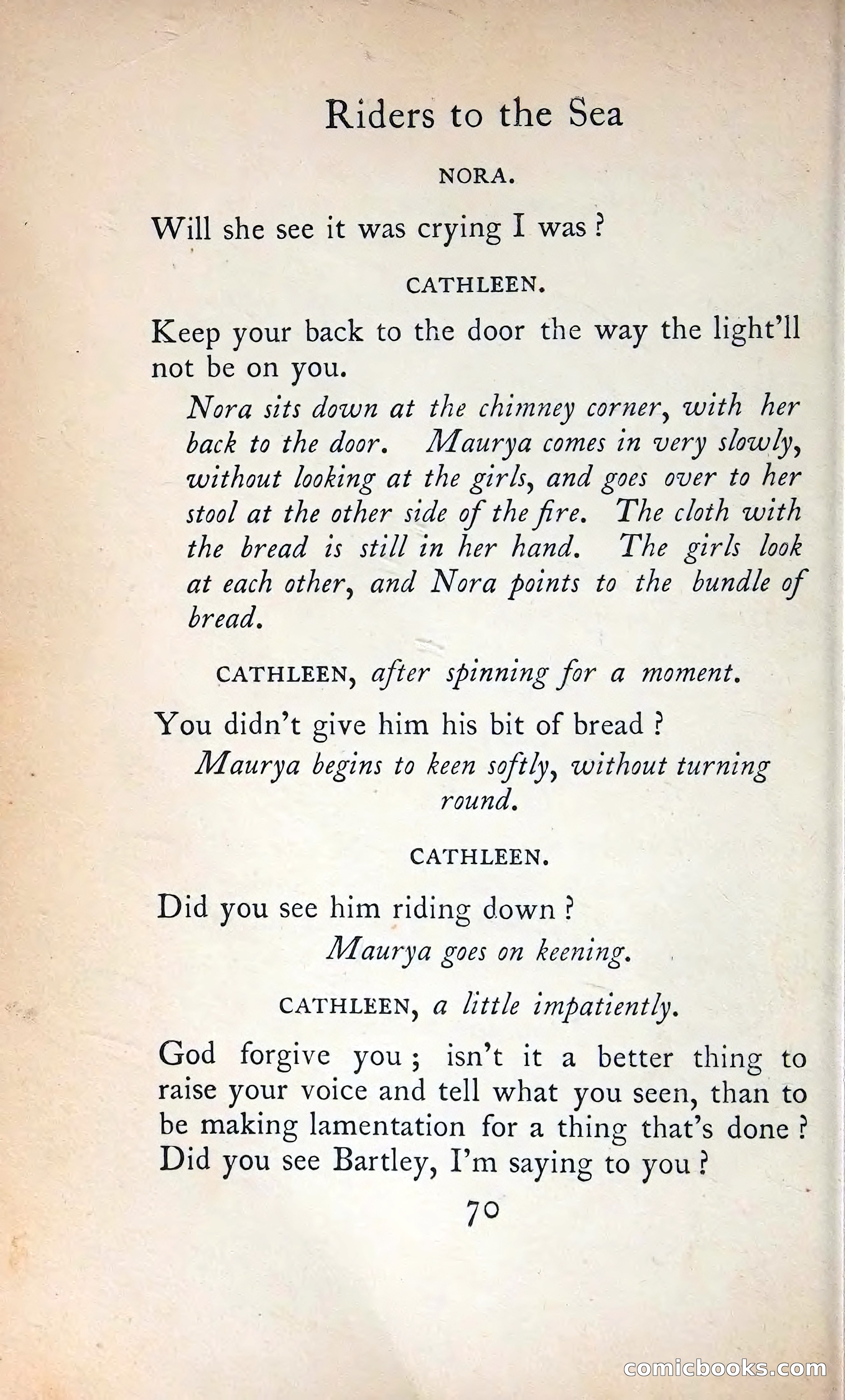 The Tinker's Wedding / Riders to the Sea / The Shadow of the Glen — page 89 of 133