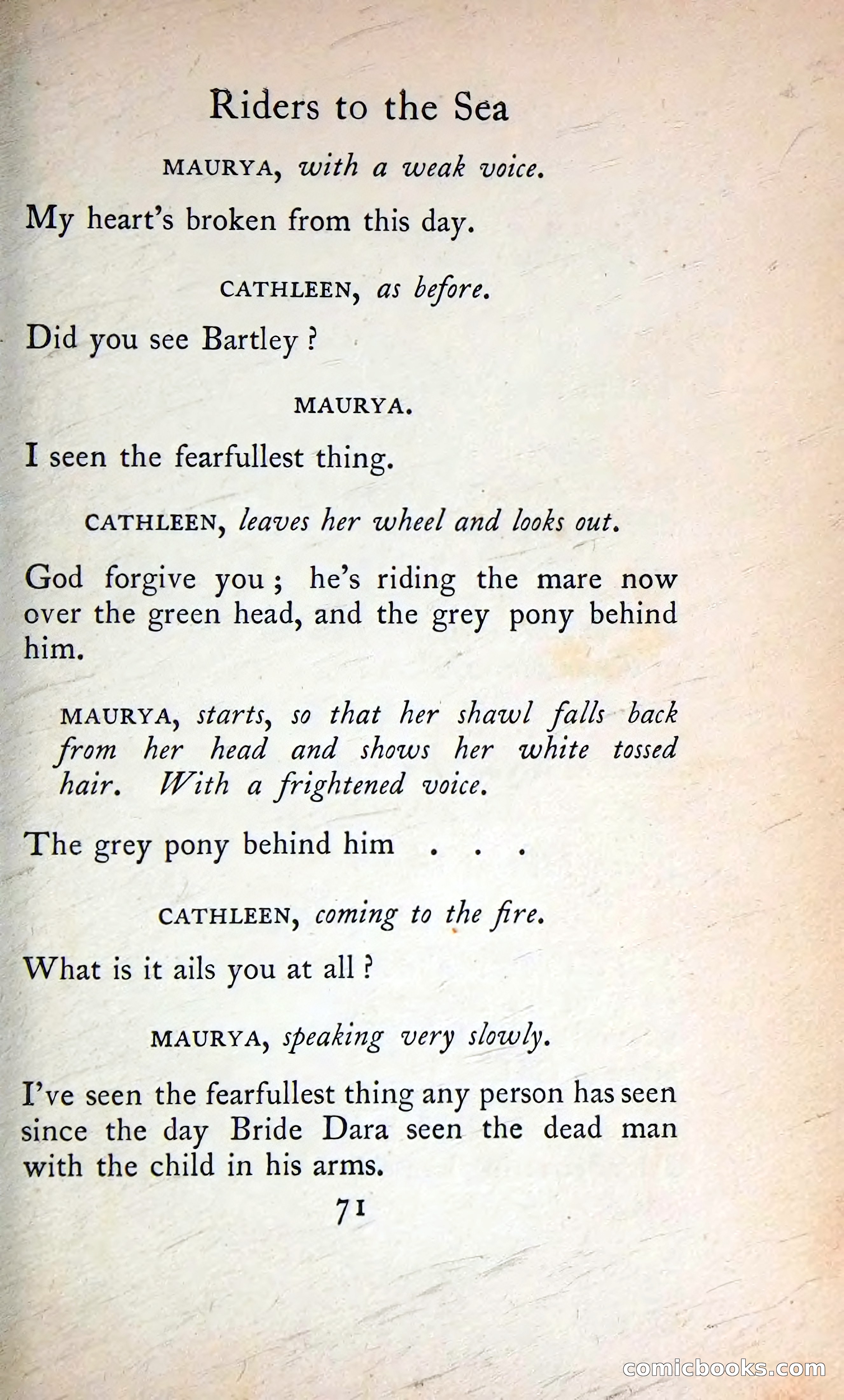 The Tinker's Wedding / Riders to the Sea / The Shadow of the Glen — page 90 of 133