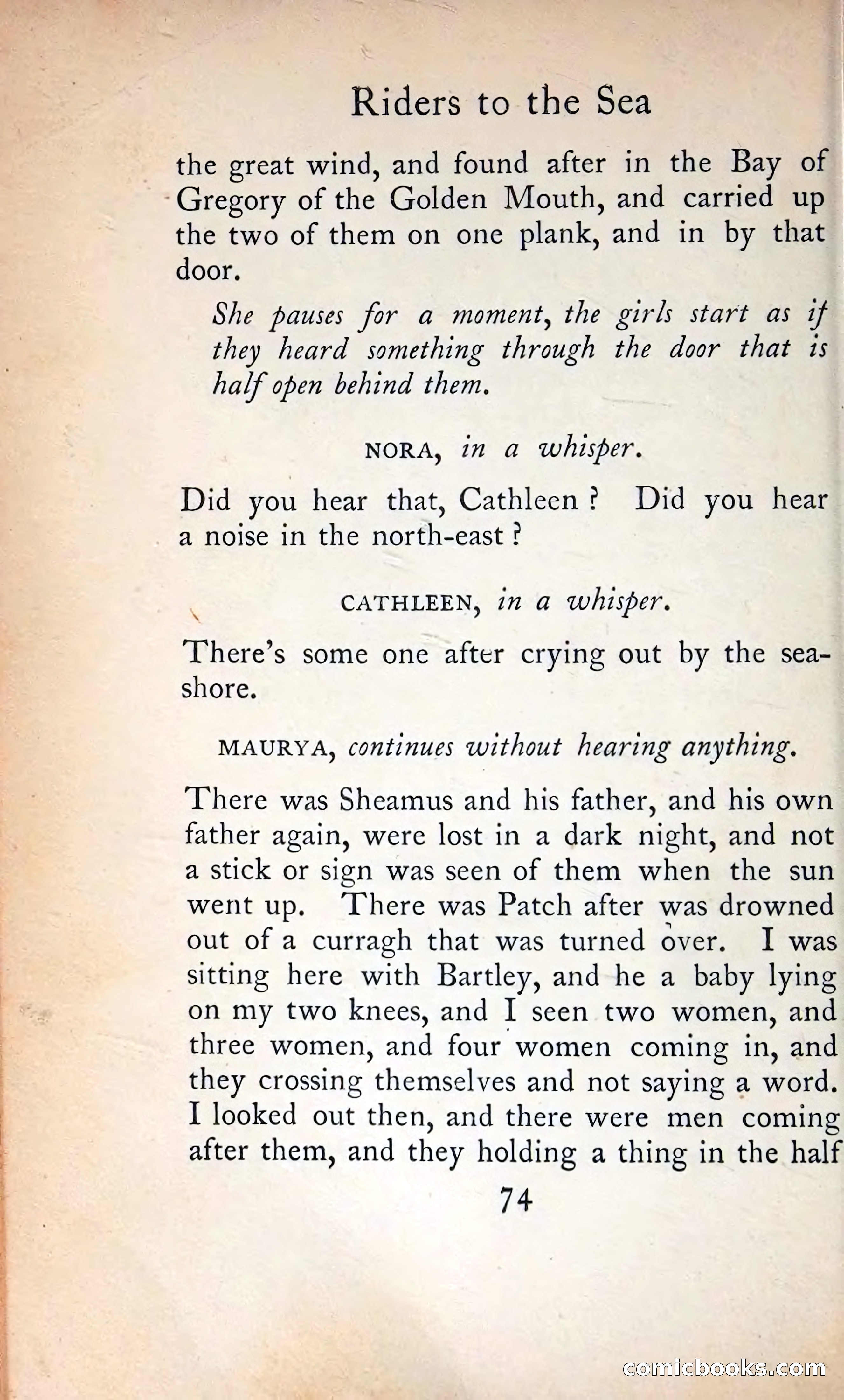 The Tinker's Wedding / Riders to the Sea / The Shadow of the Glen — page 93 of 133