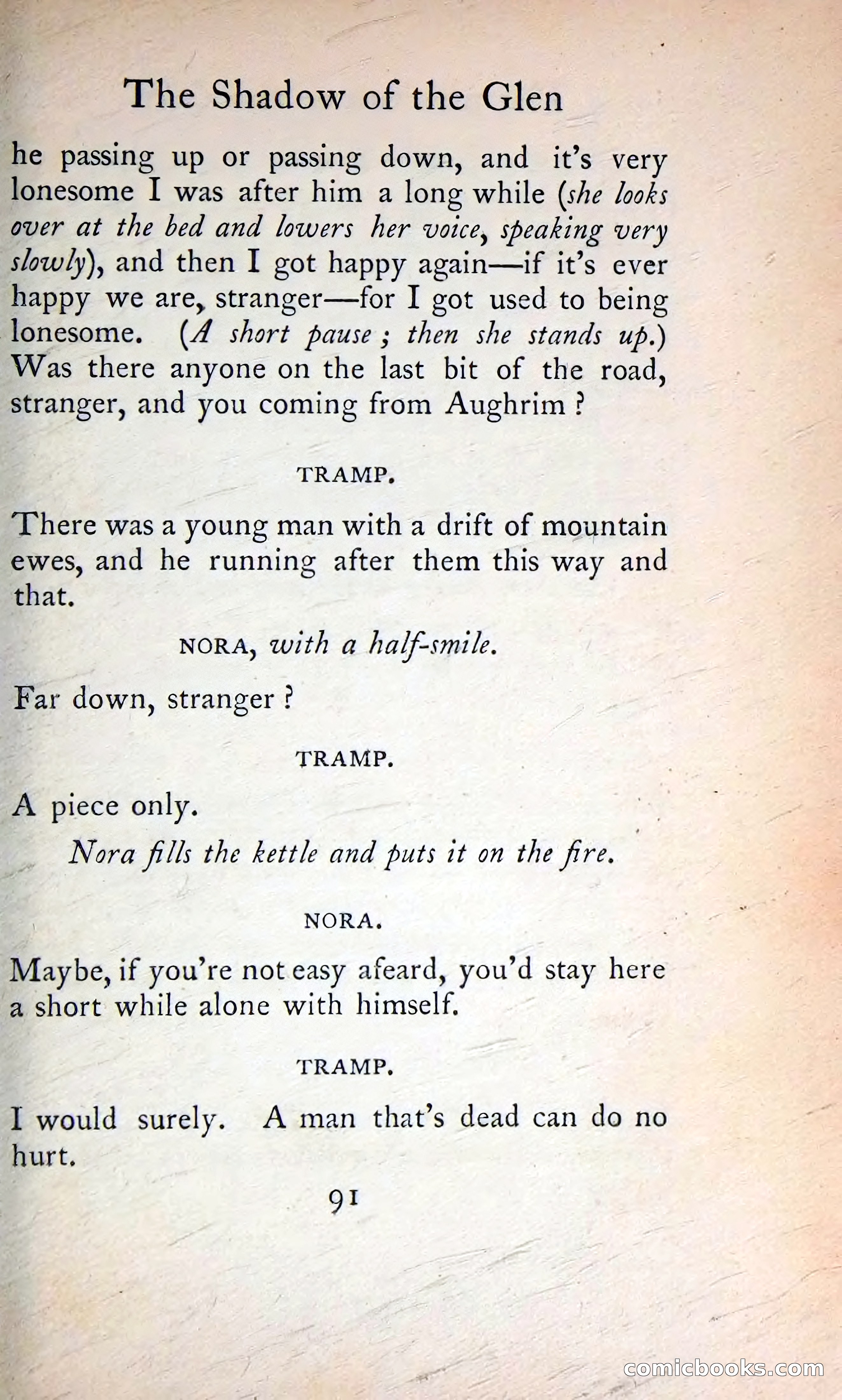 The Tinker's Wedding / Riders to the Sea / The Shadow of the Glen — page 110 of 133