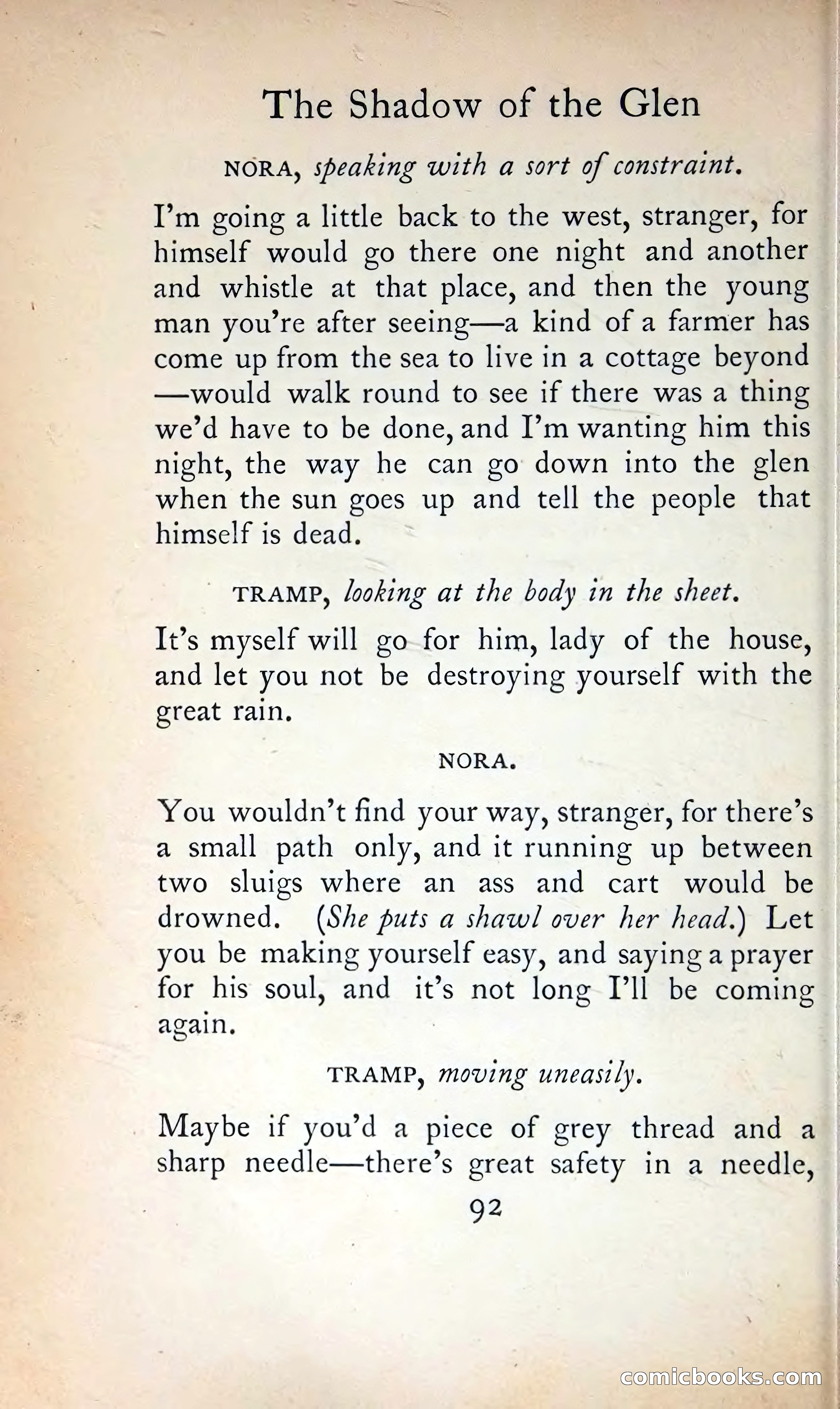 The Tinker's Wedding / Riders to the Sea / The Shadow of the Glen — page 111 of 133