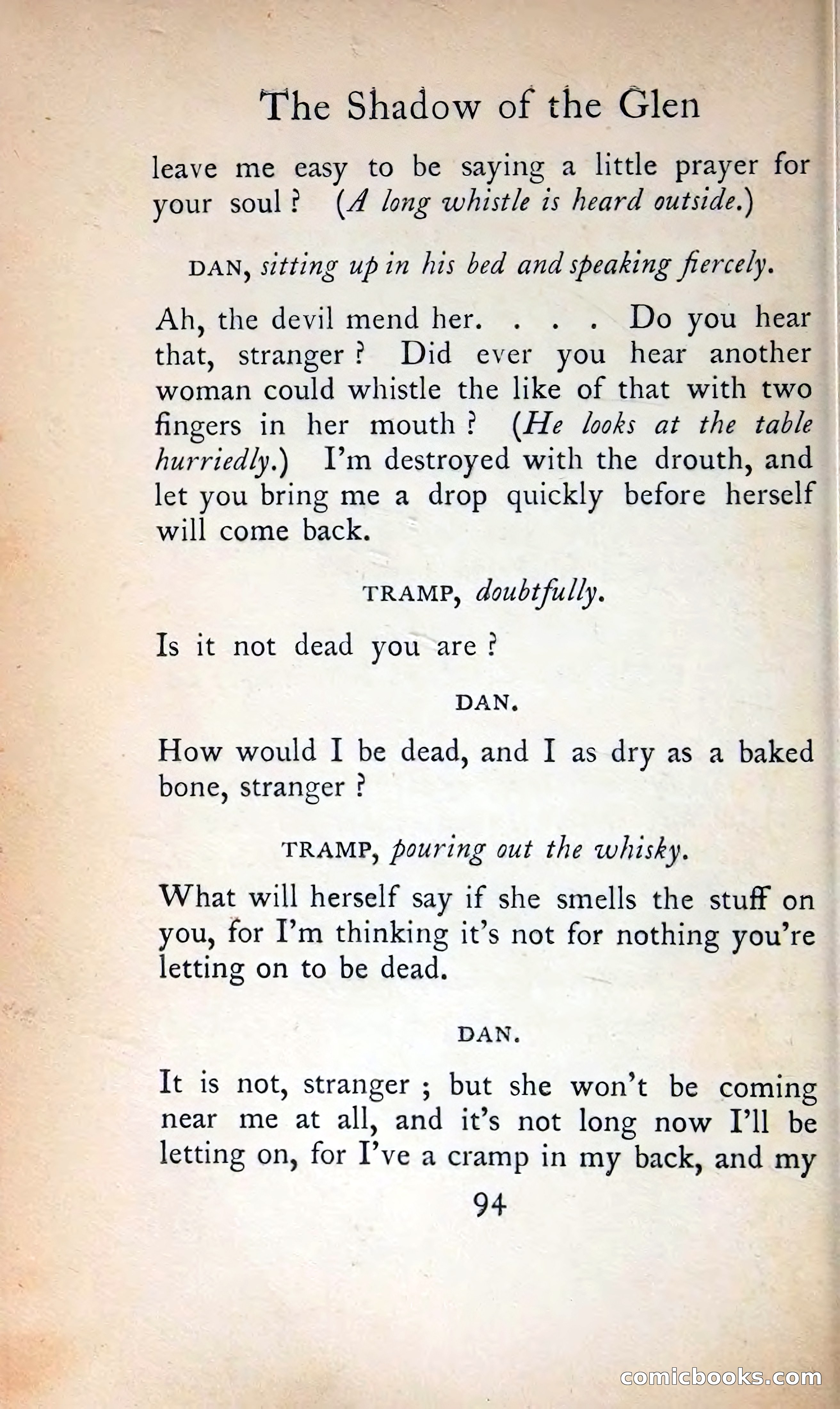 The Tinker's Wedding / Riders to the Sea / The Shadow of the Glen — page 113 of 133