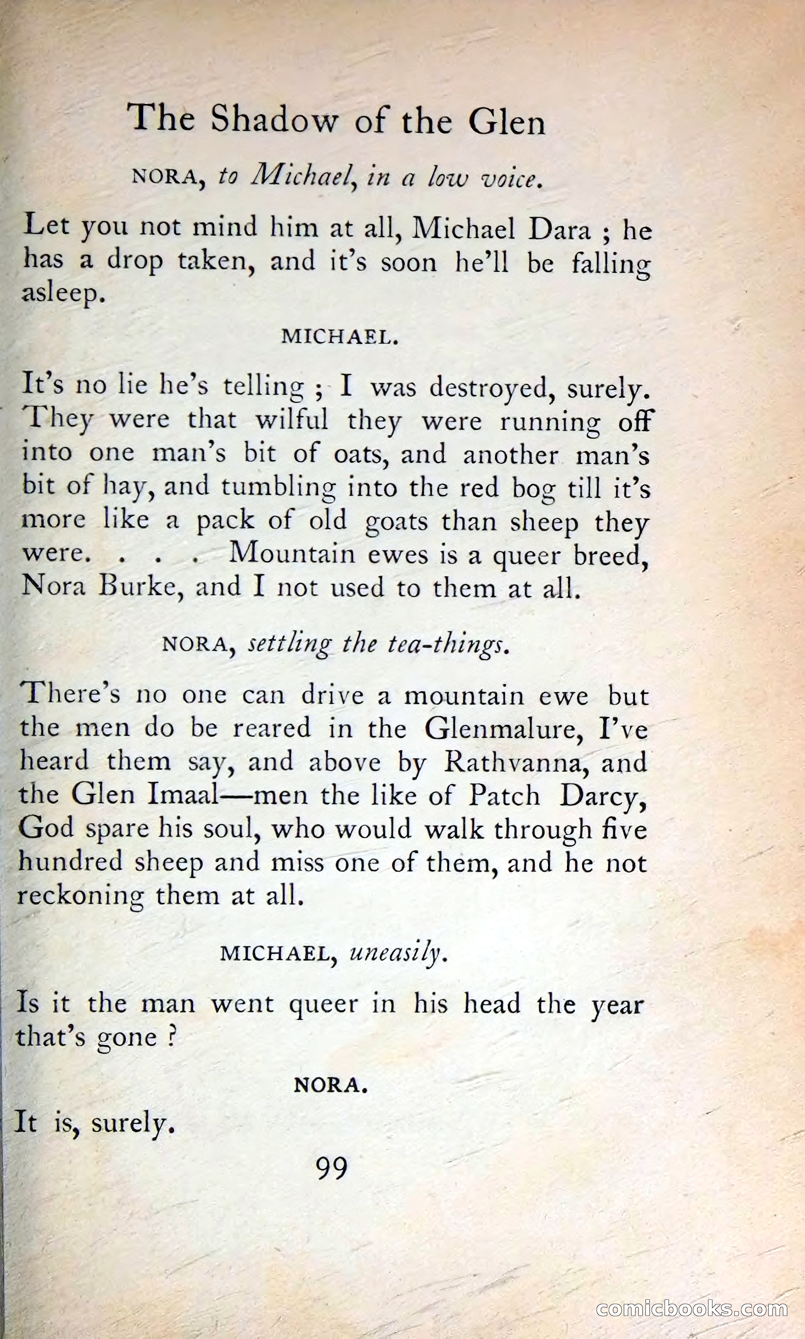 The Tinker's Wedding / Riders to the Sea / The Shadow of the Glen — page 118 of 133