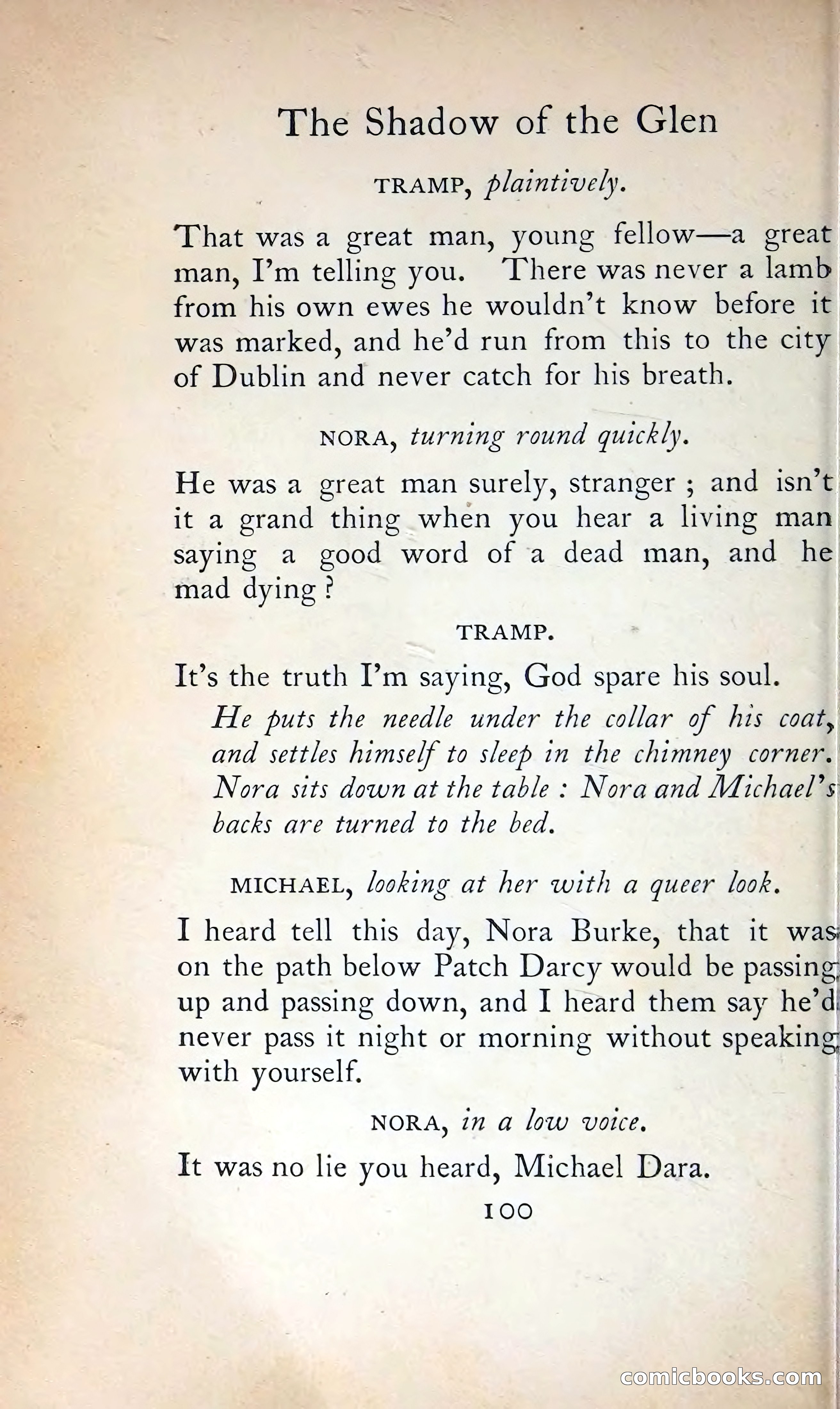 The Tinker's Wedding / Riders to the Sea / The Shadow of the Glen — page 119 of 133