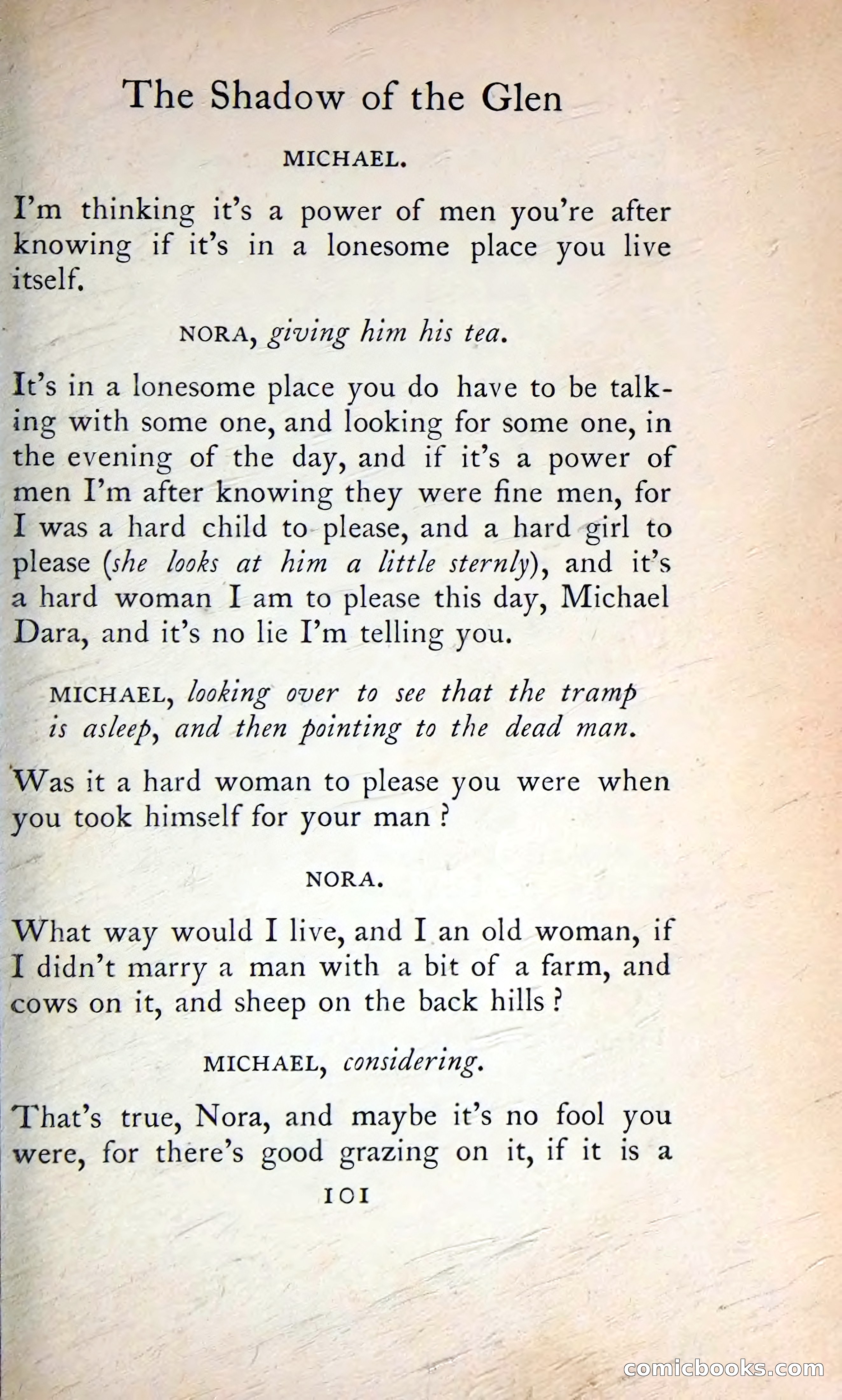 The Tinker's Wedding / Riders to the Sea / The Shadow of the Glen — page 120 of 133