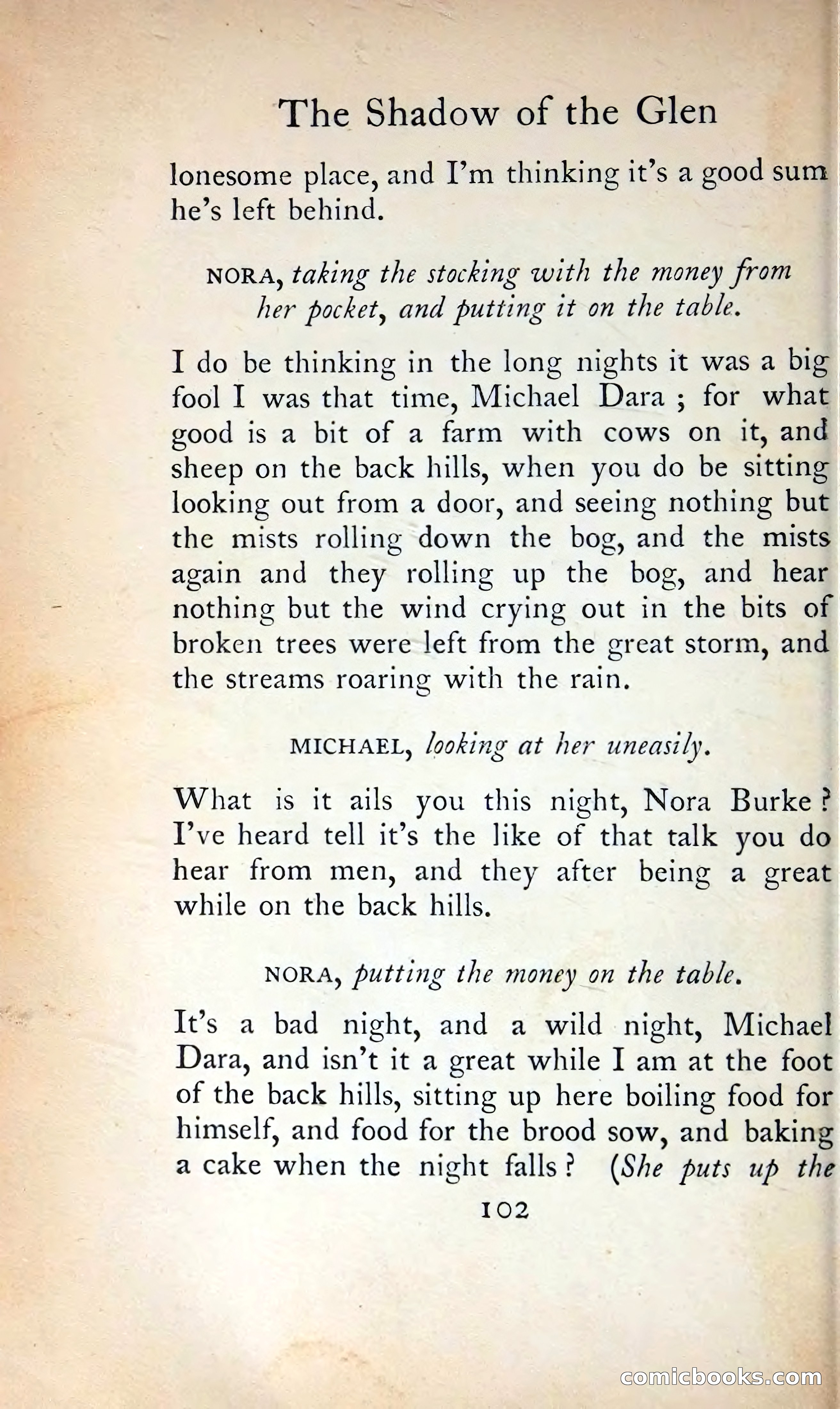 The Tinker's Wedding / Riders to the Sea / The Shadow of the Glen — page 121 of 133