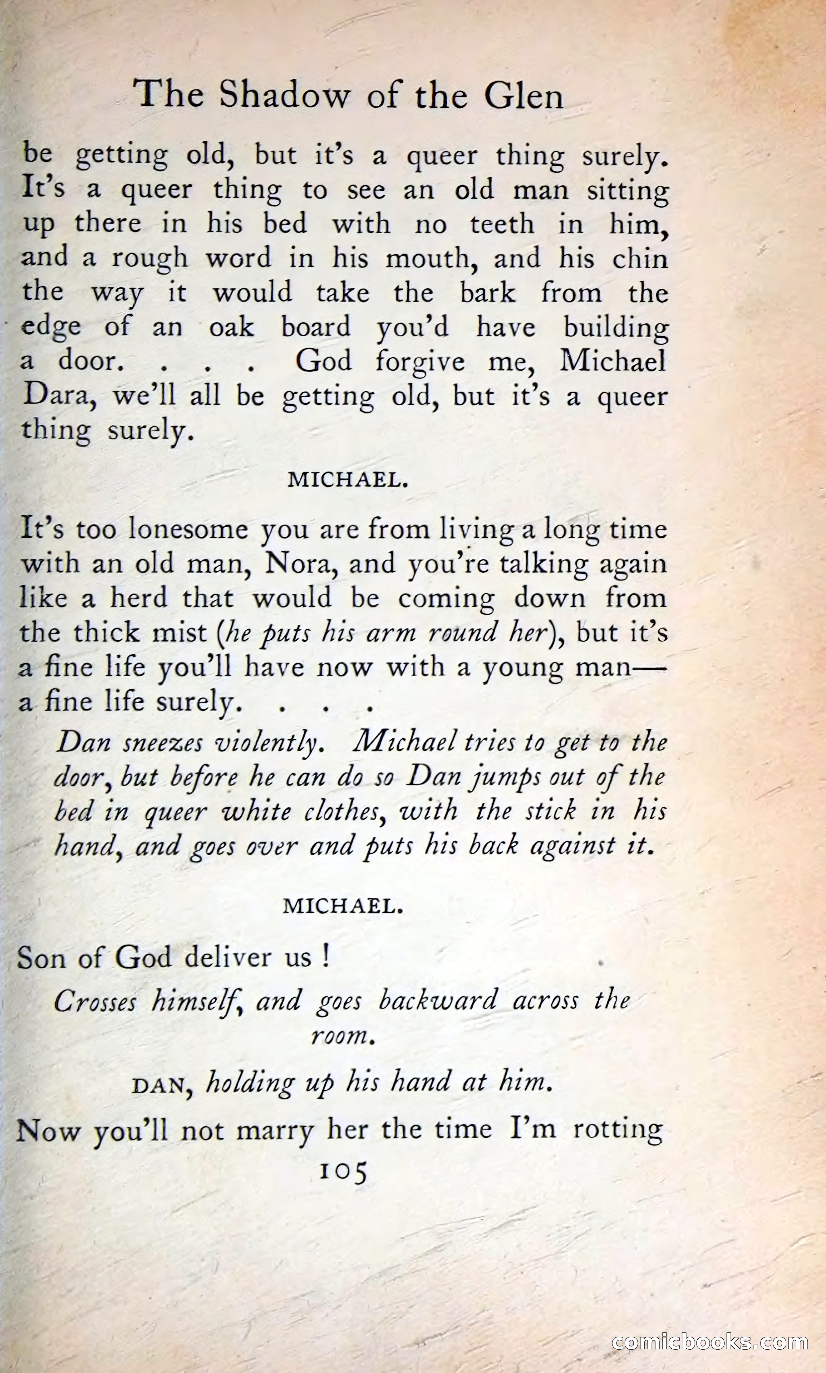 The Tinker's Wedding / Riders to the Sea / The Shadow of the Glen — page 124 of 133