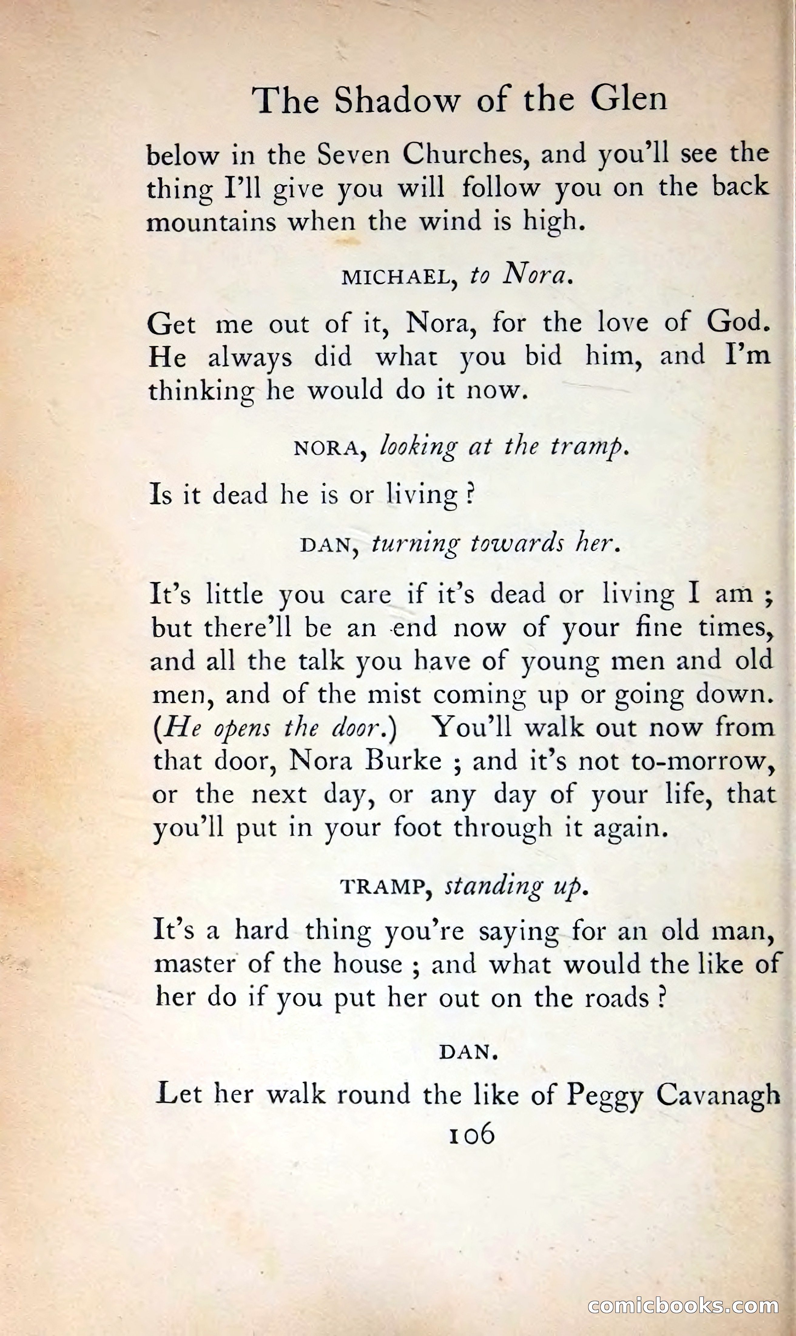 The Tinker's Wedding / Riders to the Sea / The Shadow of the Glen — page 125 of 133