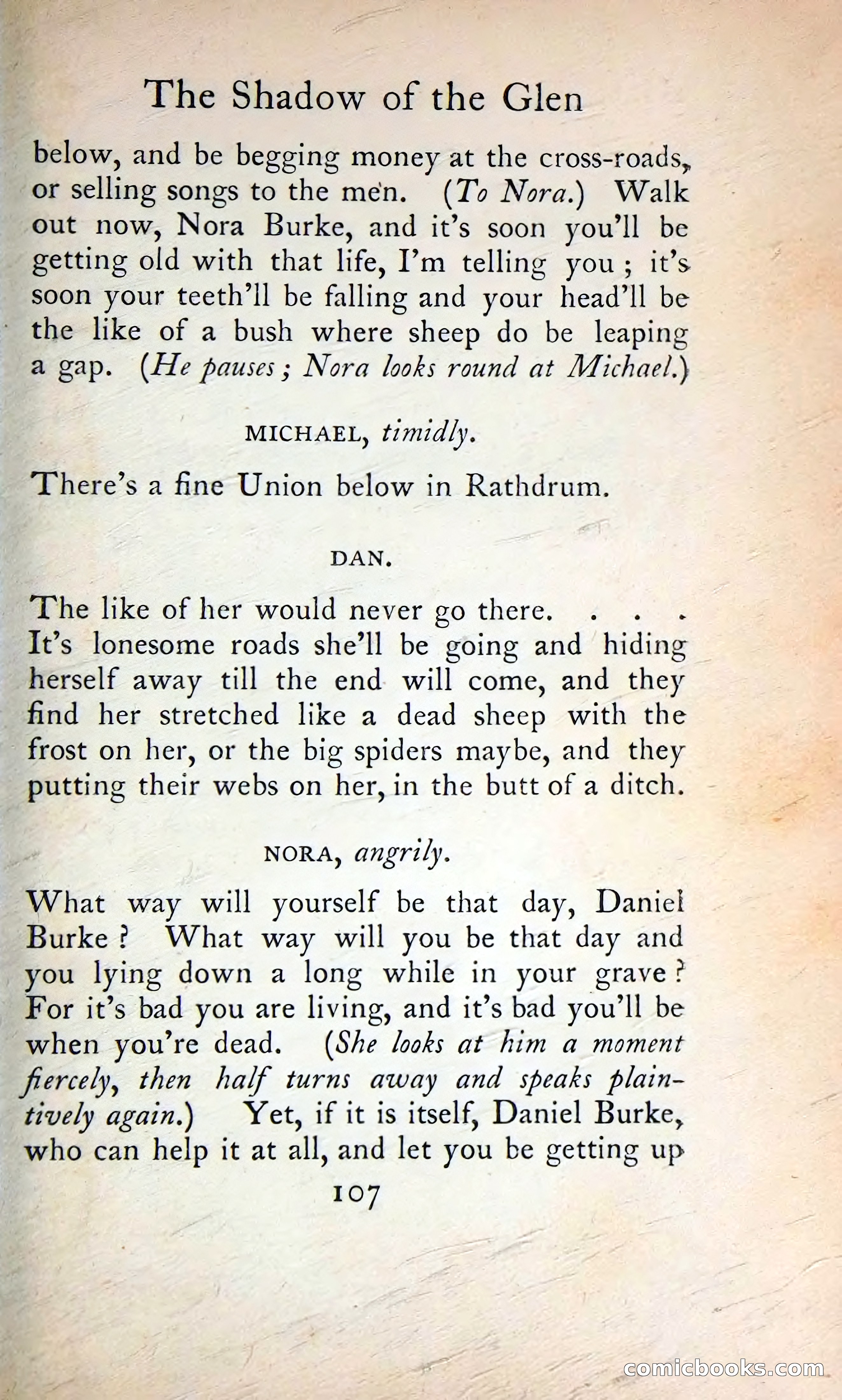 The Tinker's Wedding / Riders to the Sea / The Shadow of the Glen — page 126 of 133