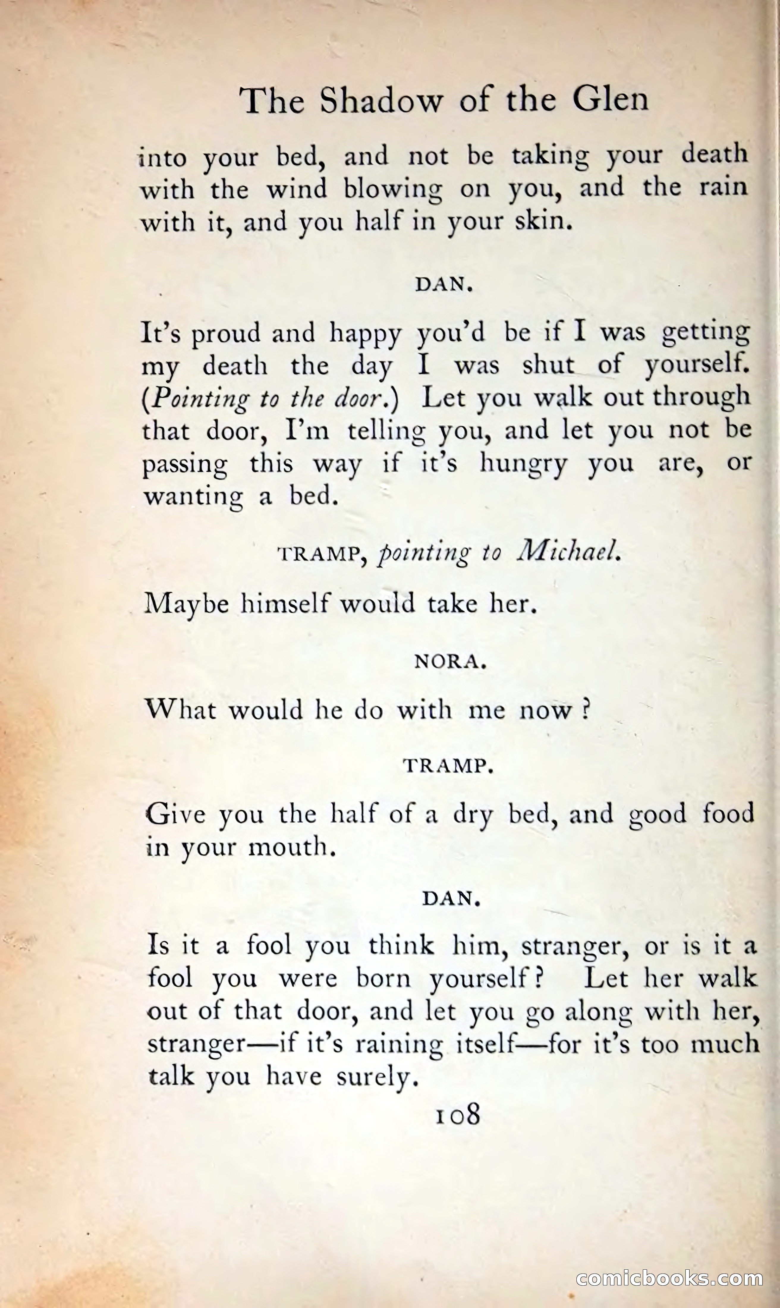 The Tinker's Wedding / Riders to the Sea / The Shadow of the Glen — page 127 of 133