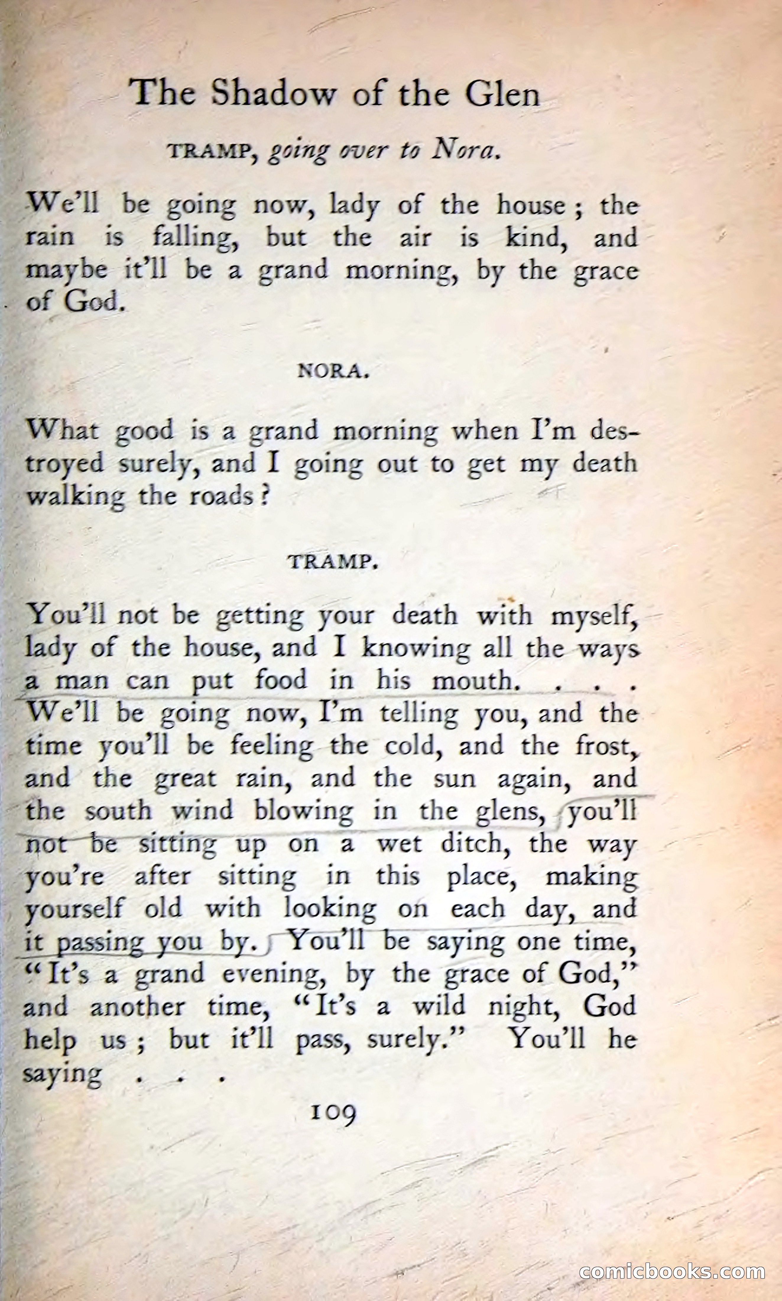 The Tinker's Wedding / Riders to the Sea / The Shadow of the Glen — page 128 of 133