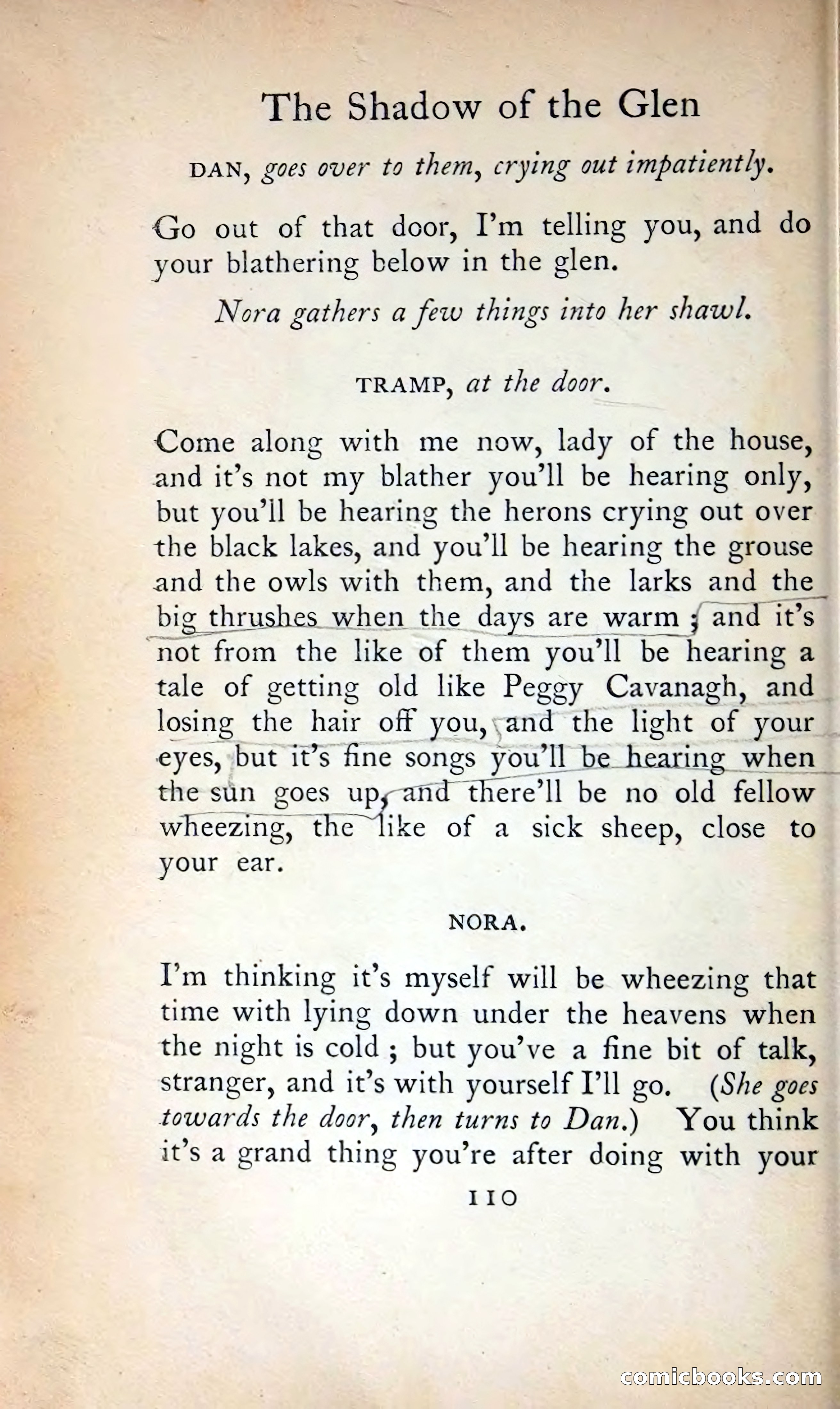 The Tinker's Wedding / Riders to the Sea / The Shadow of the Glen — page 129 of 133