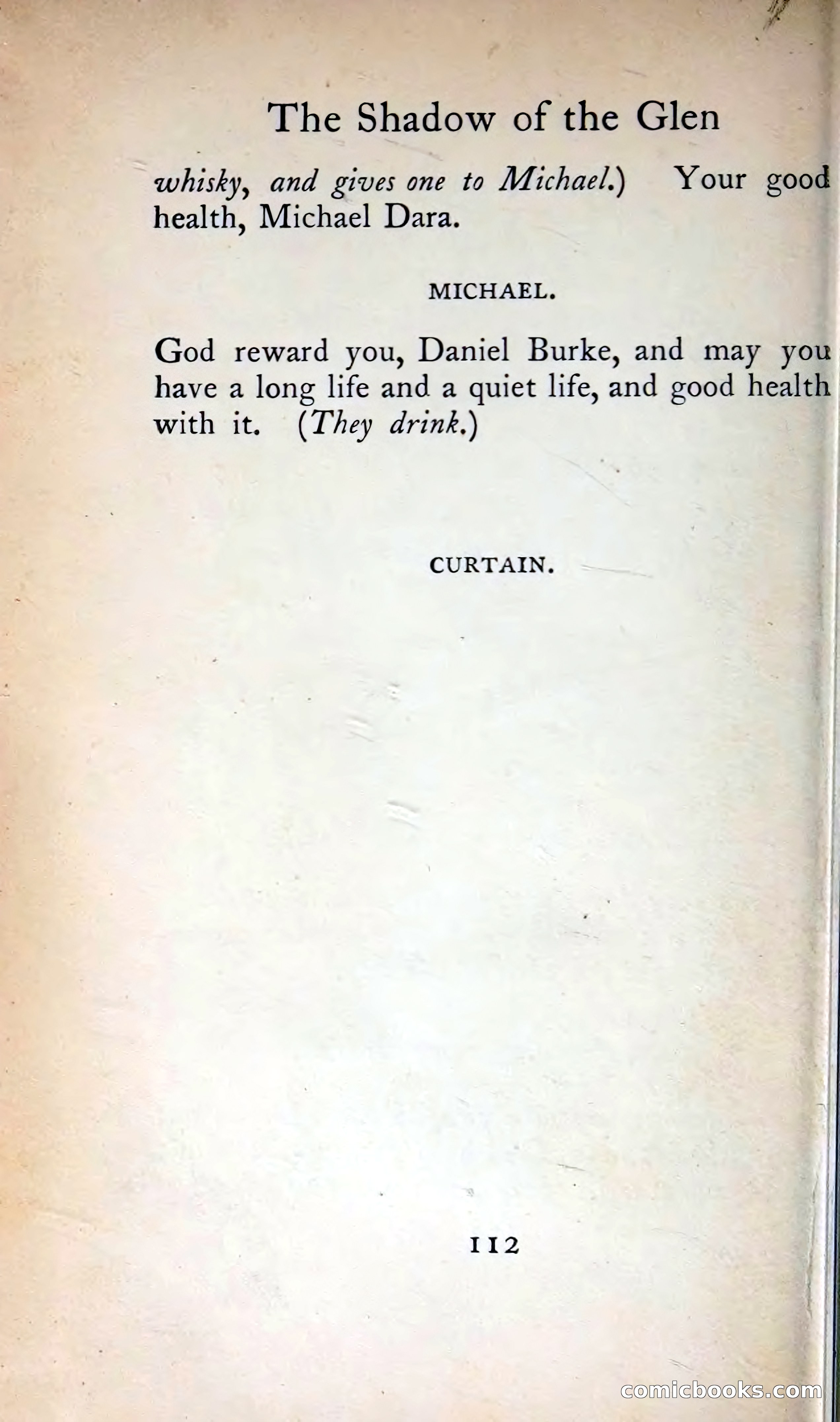 The Tinker's Wedding / Riders to the Sea / The Shadow of the Glen — page 131 of 133