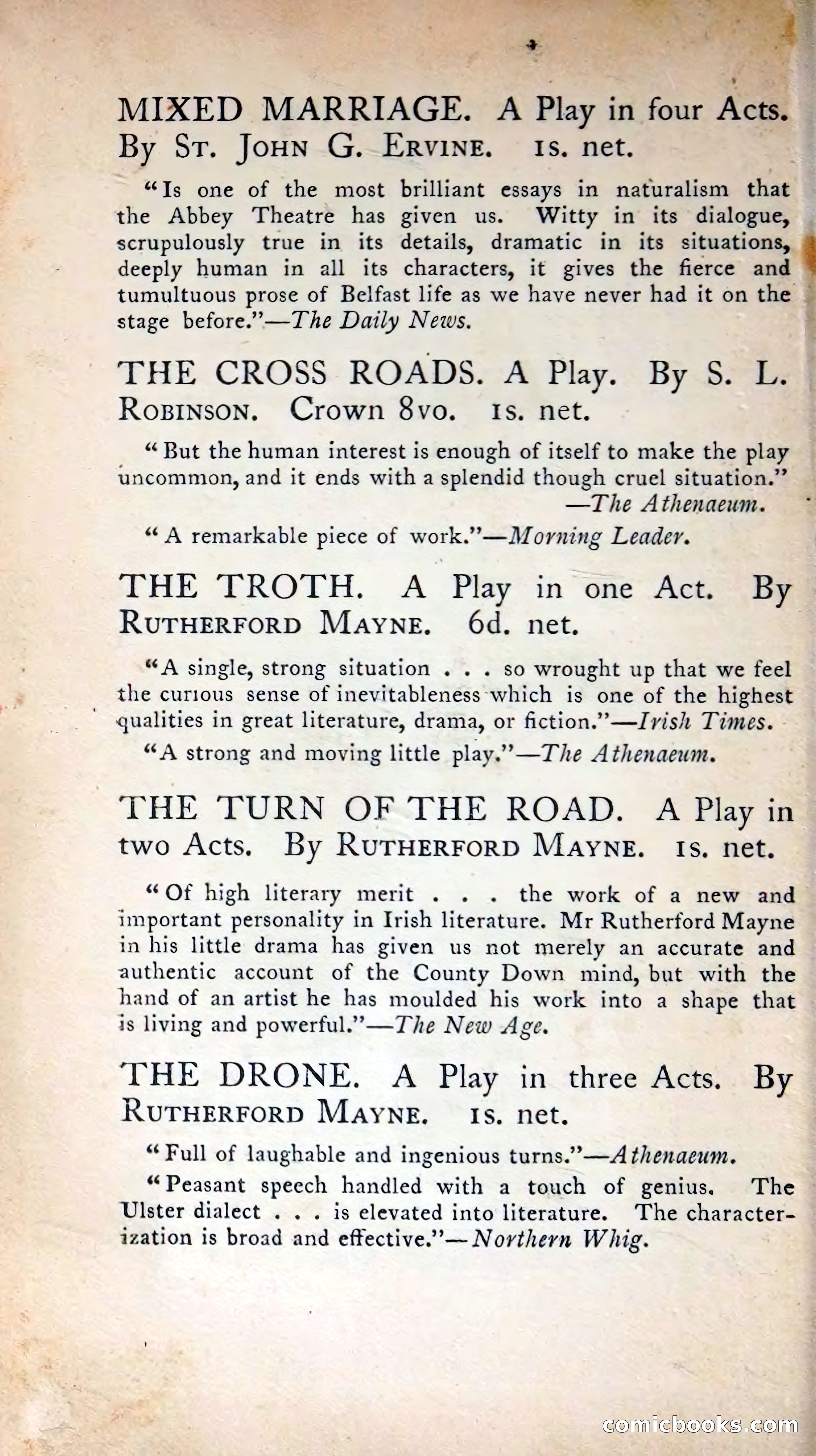 The Tinker's Wedding / Riders to the Sea / The Shadow of the Glen — page 135 of 133
