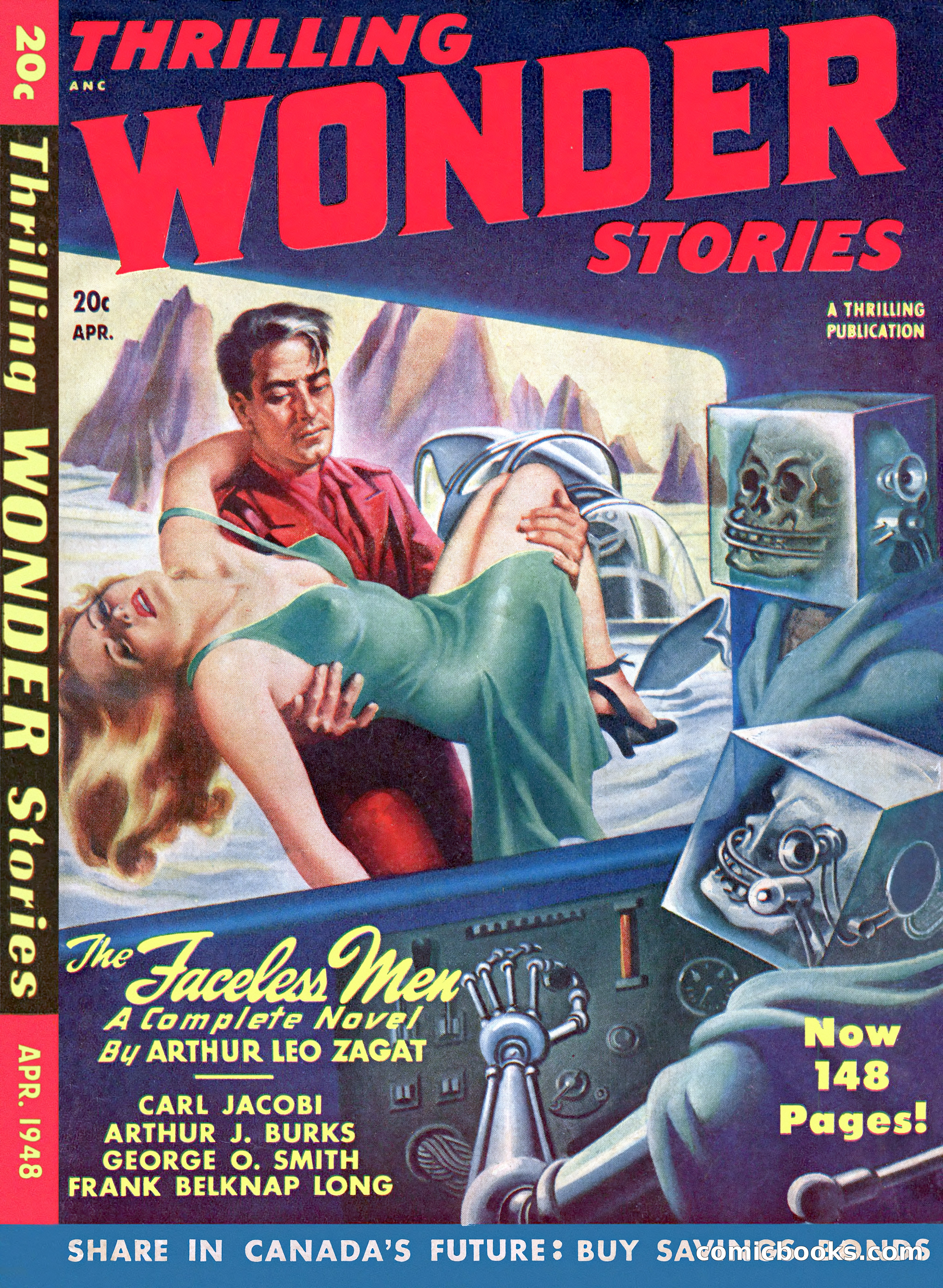 Thrilling Wonder Stories, April 1948 — page 2 of 149