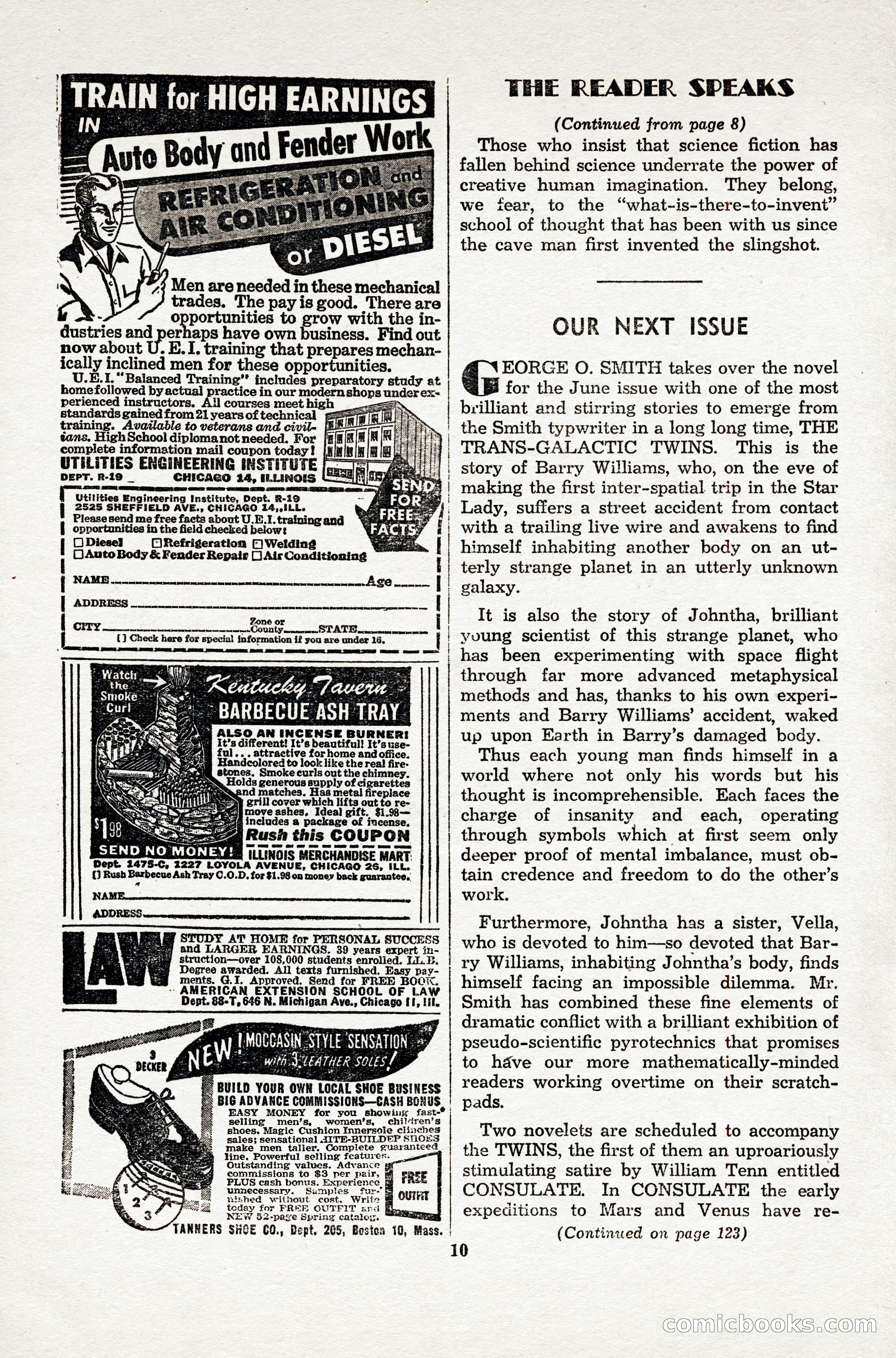 Thrilling Wonder Stories, April 1948 — page 11 of 149