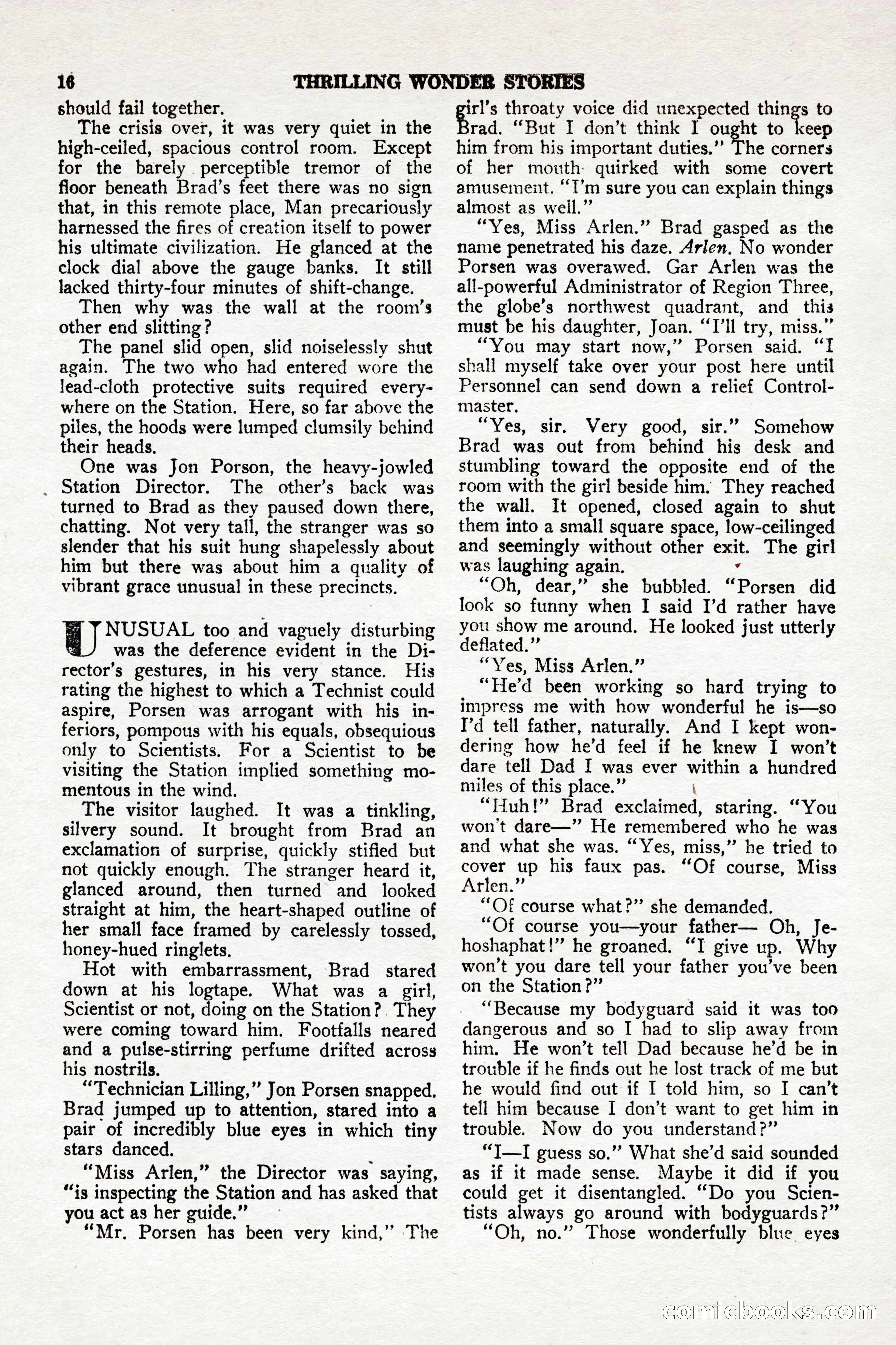 Thrilling Wonder Stories, April 1948 — page 17 of 149