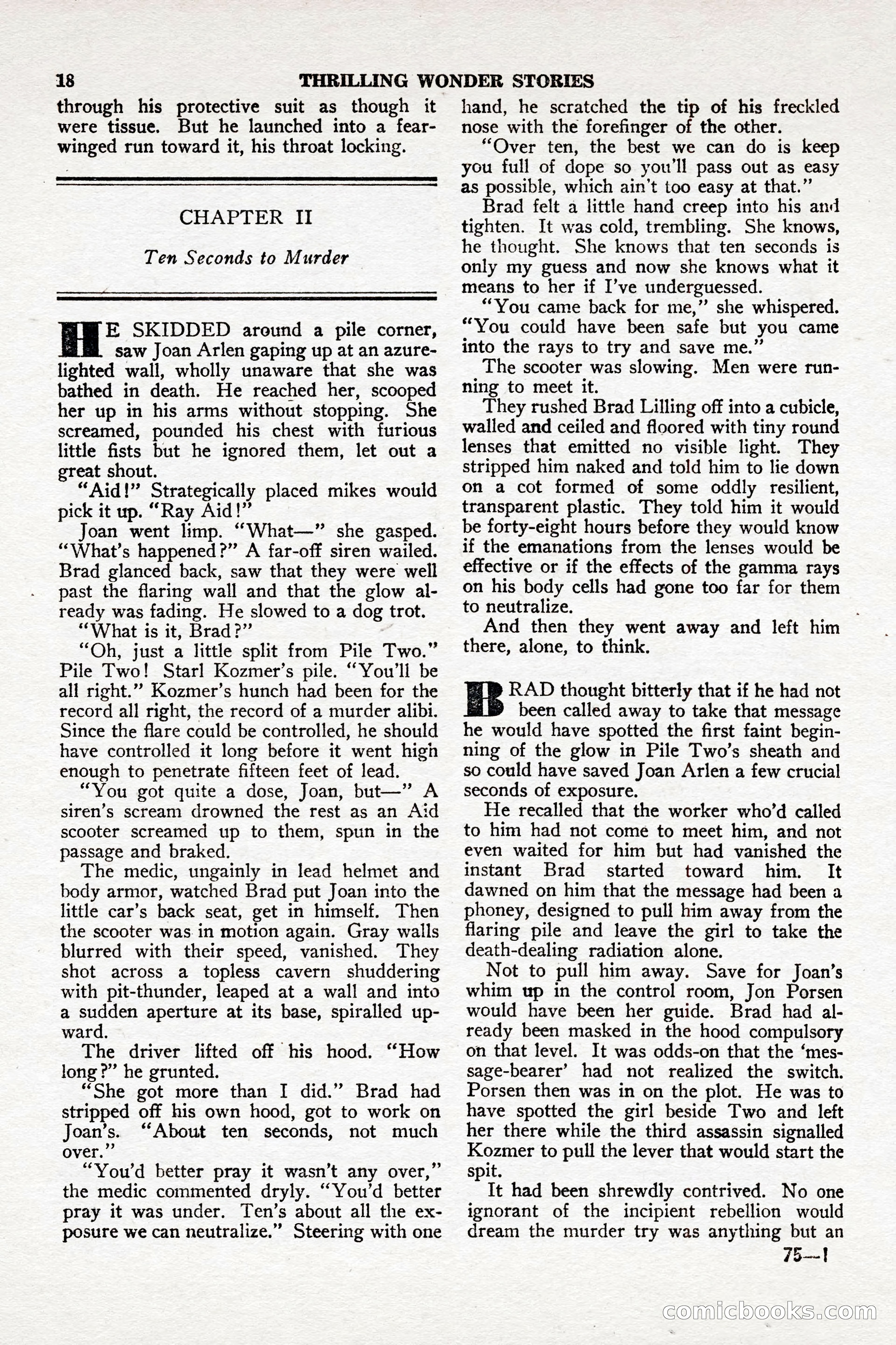 Thrilling Wonder Stories, April 1948 — page 19 of 149