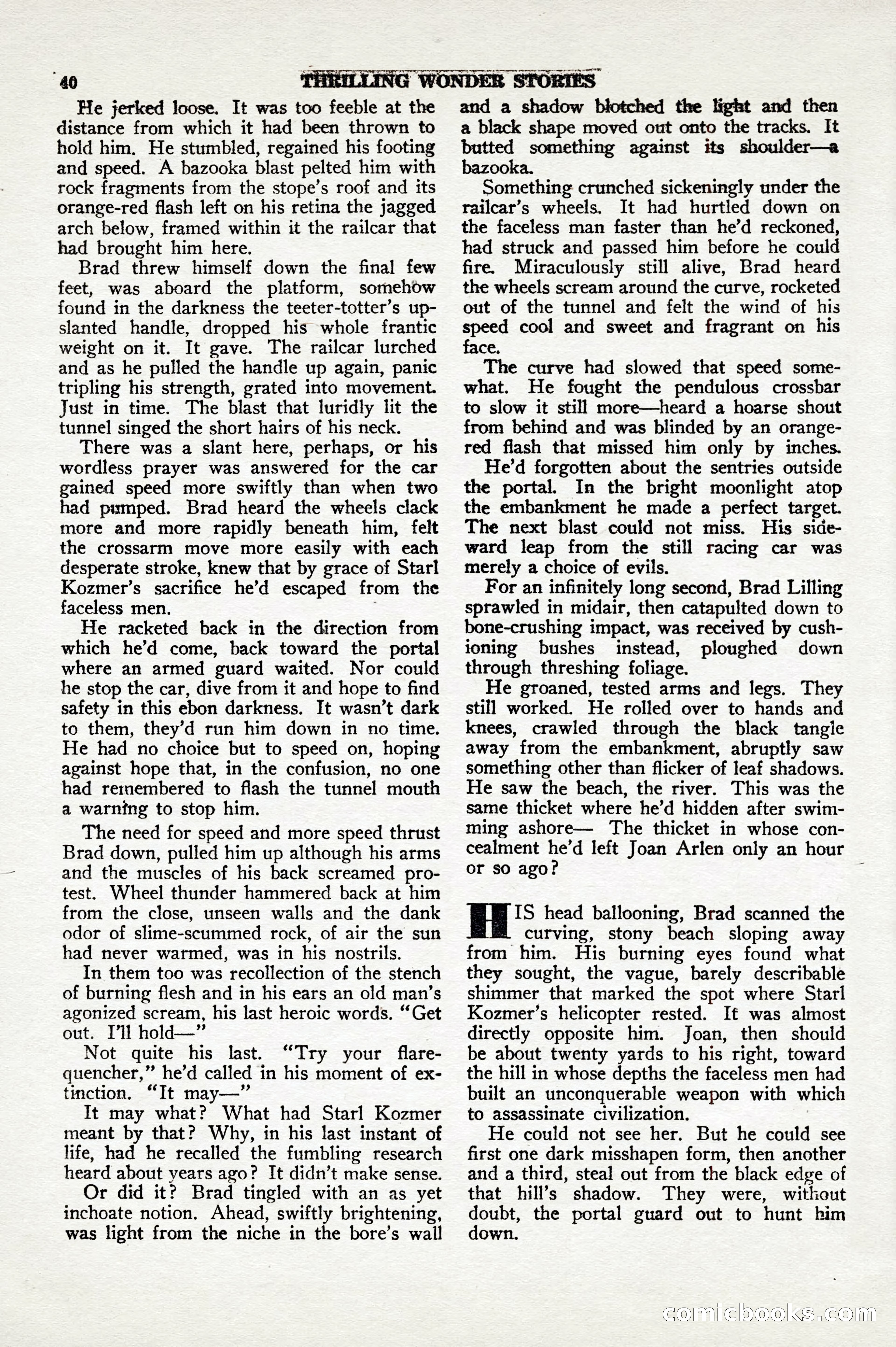 Thrilling Wonder Stories, April 1948 — page 41 of 149