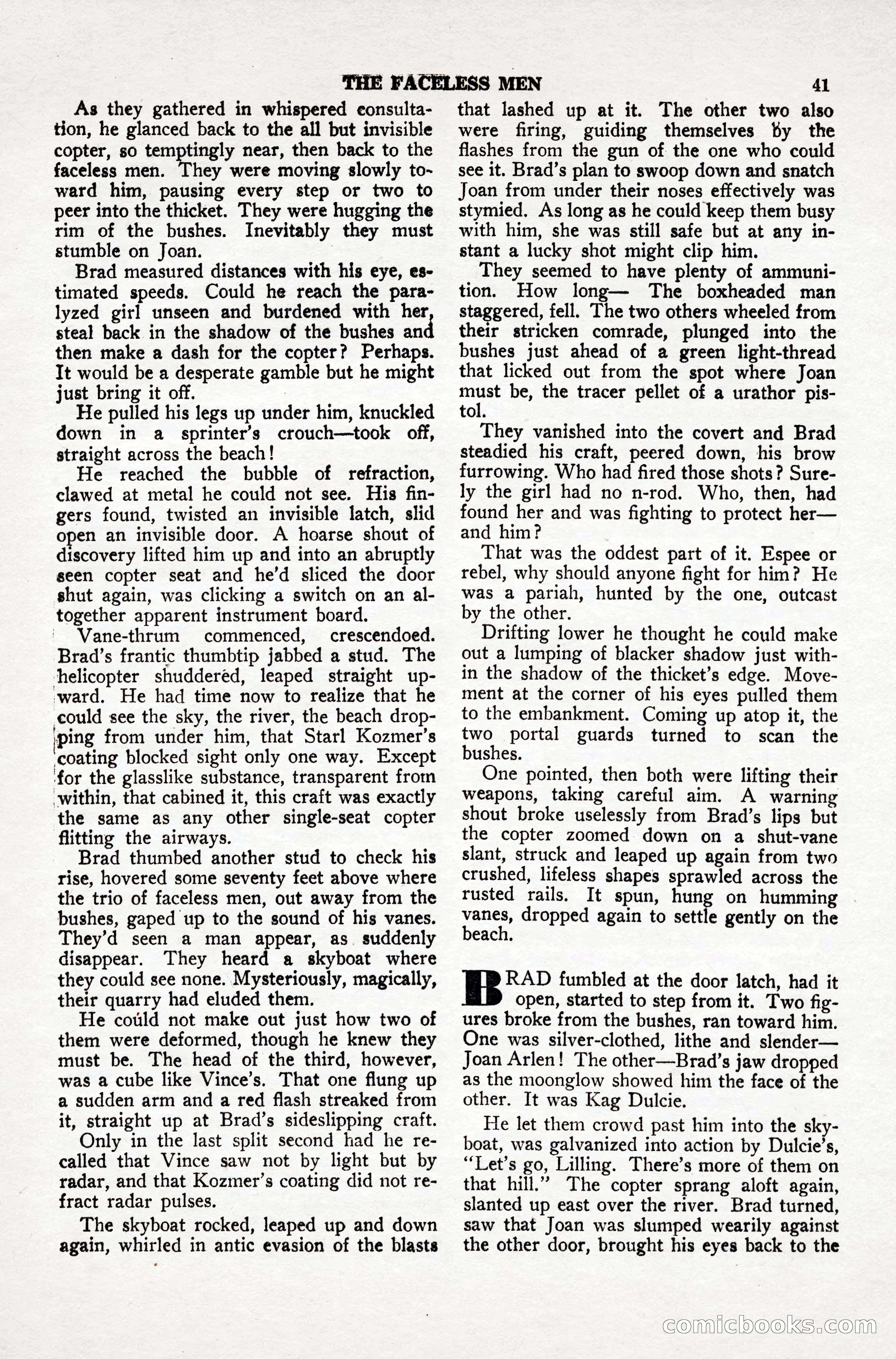 Thrilling Wonder Stories, April 1948 — page 42 of 149