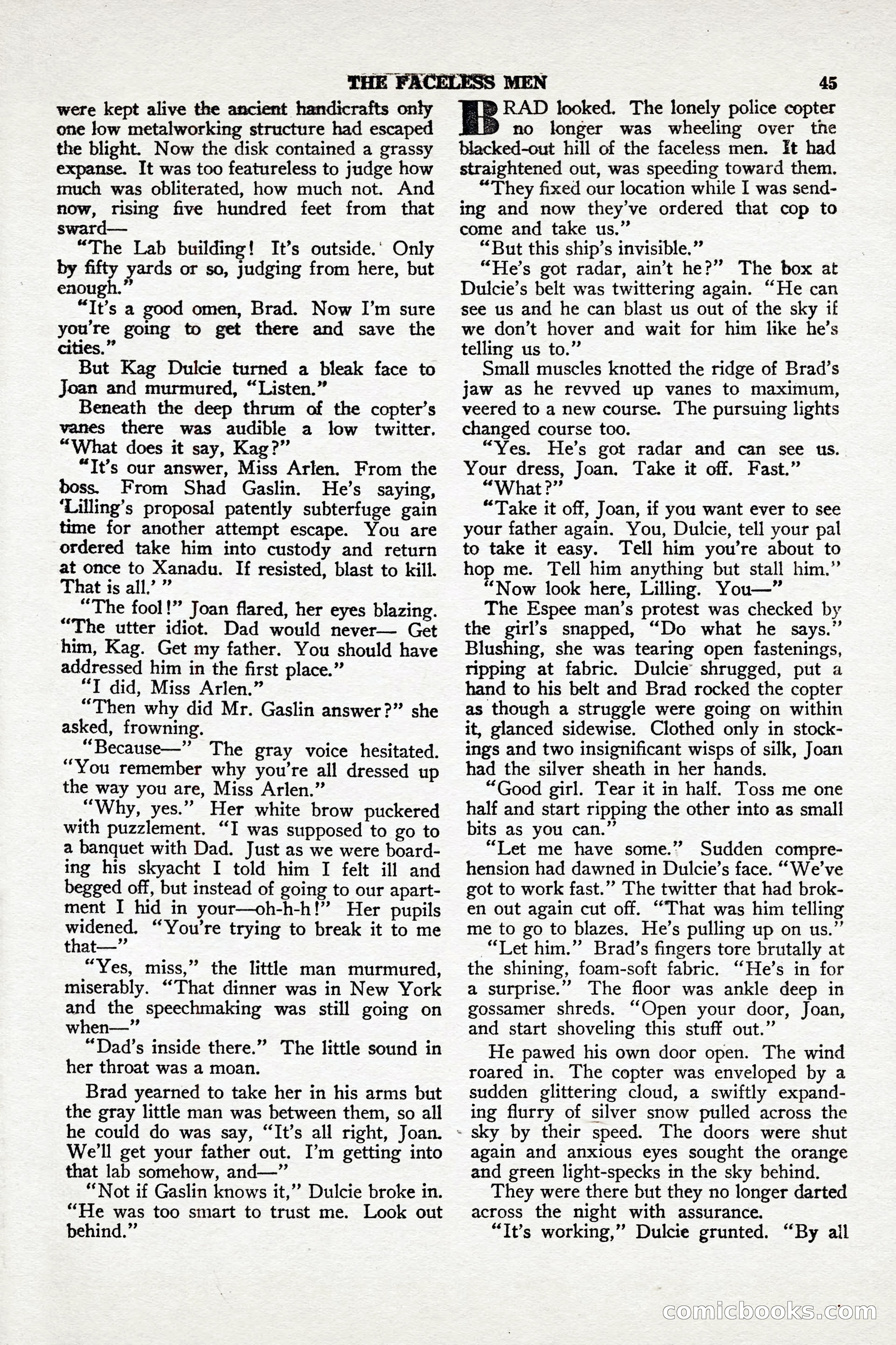 Thrilling Wonder Stories, April 1948 — page 46 of 149