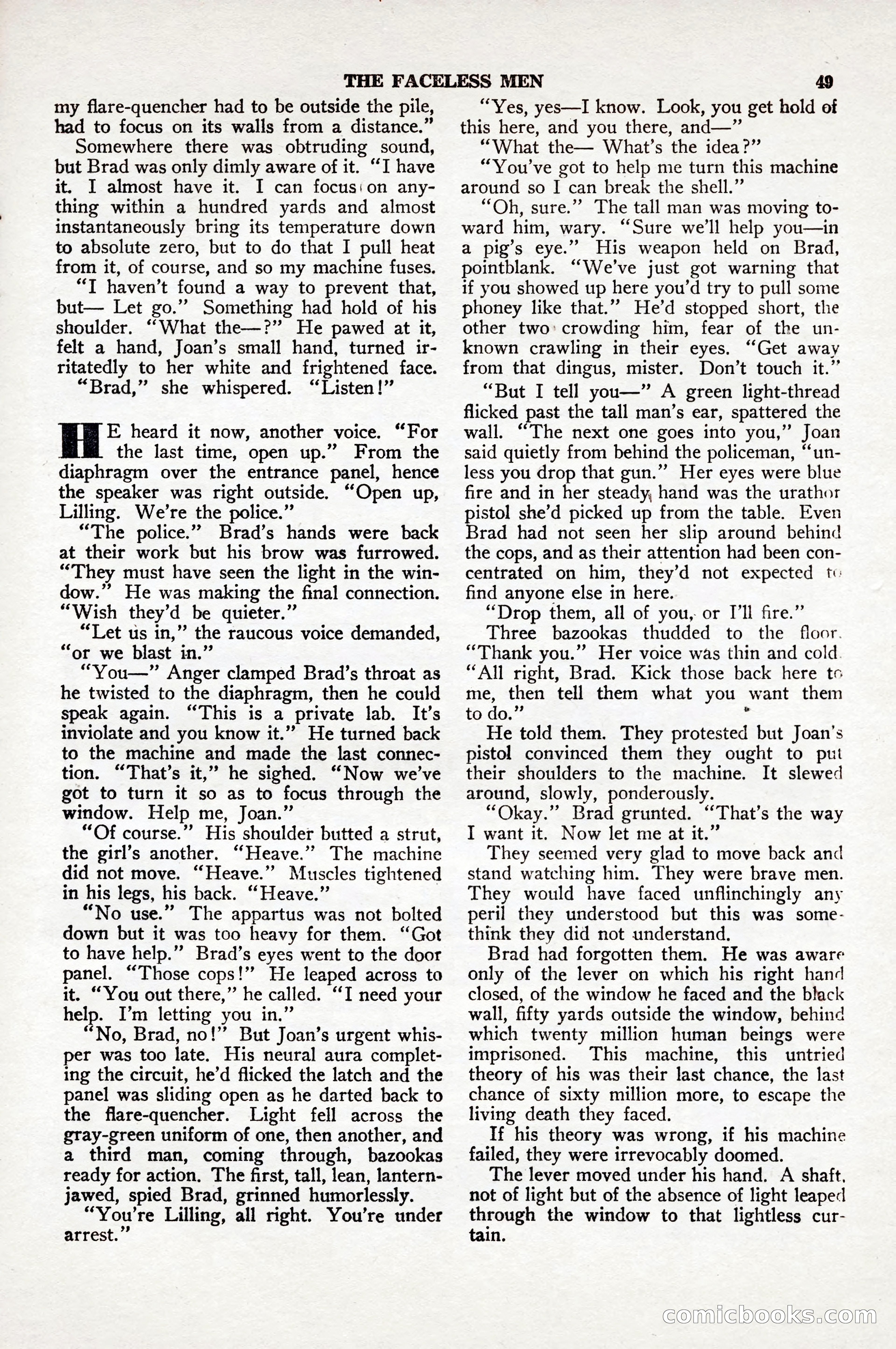 Thrilling Wonder Stories, April 1948 — page 50 of 149
