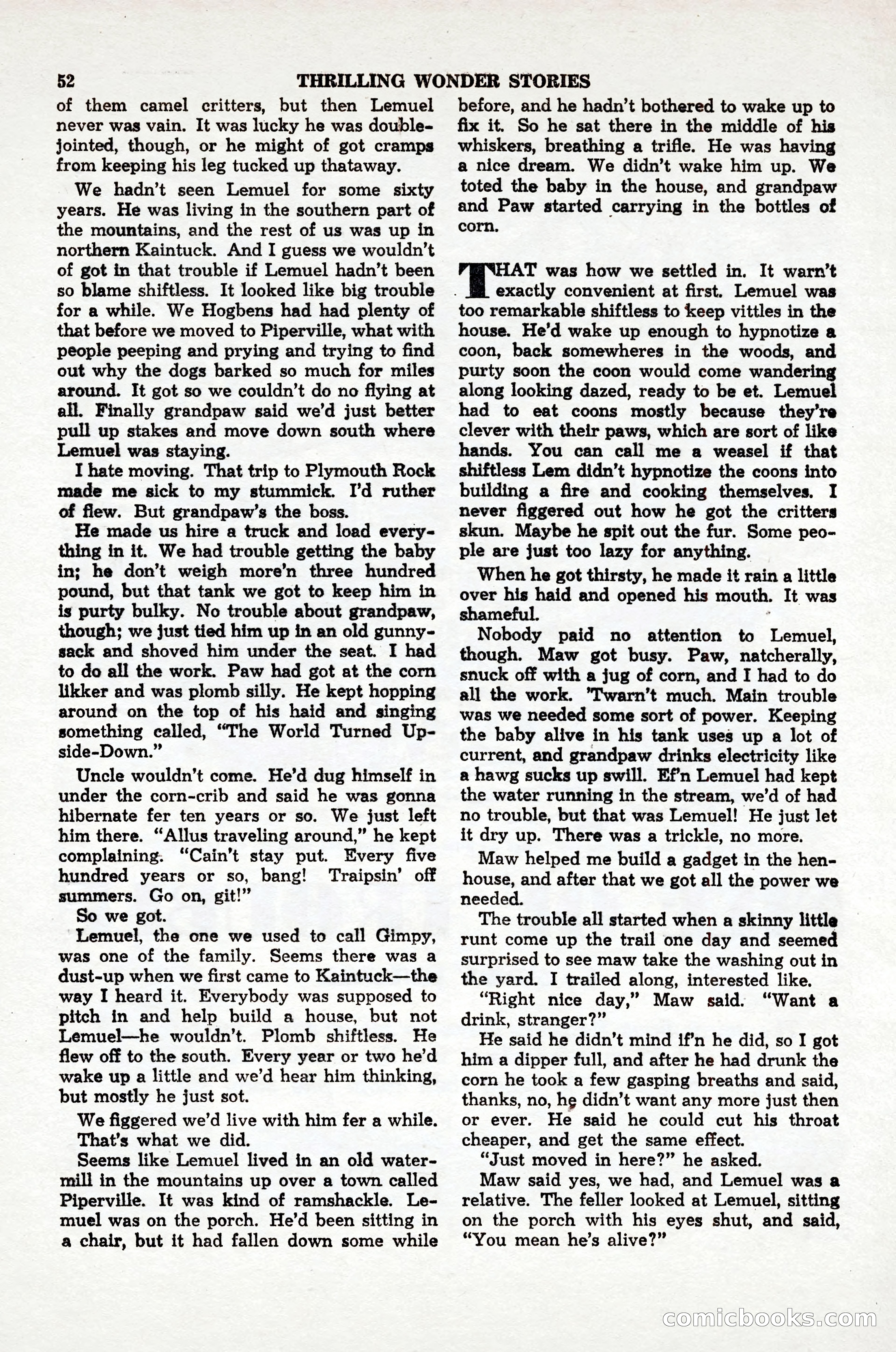 Thrilling Wonder Stories, April 1948 — page 53 of 149