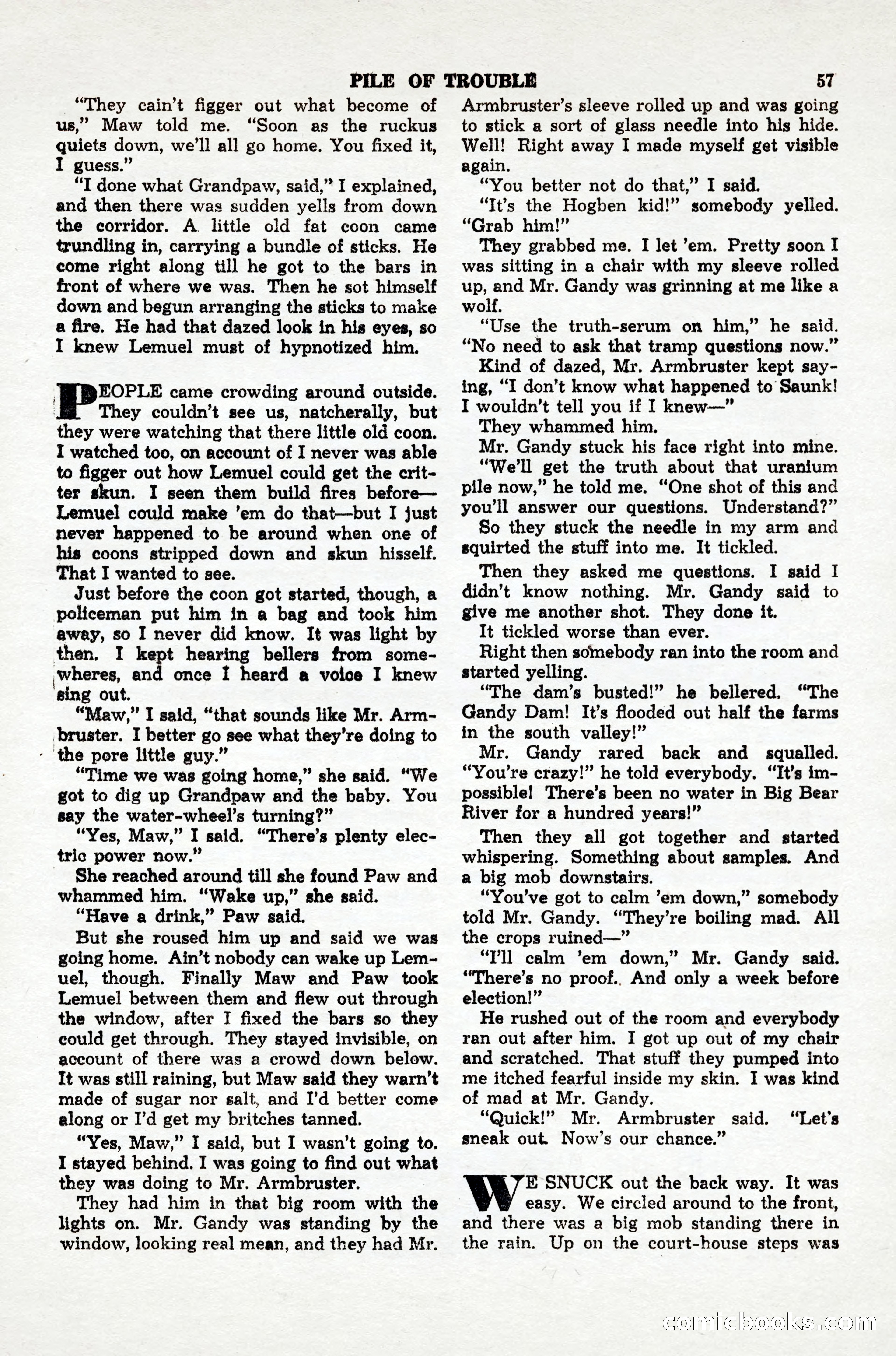 Thrilling Wonder Stories, April 1948 — page 58 of 149