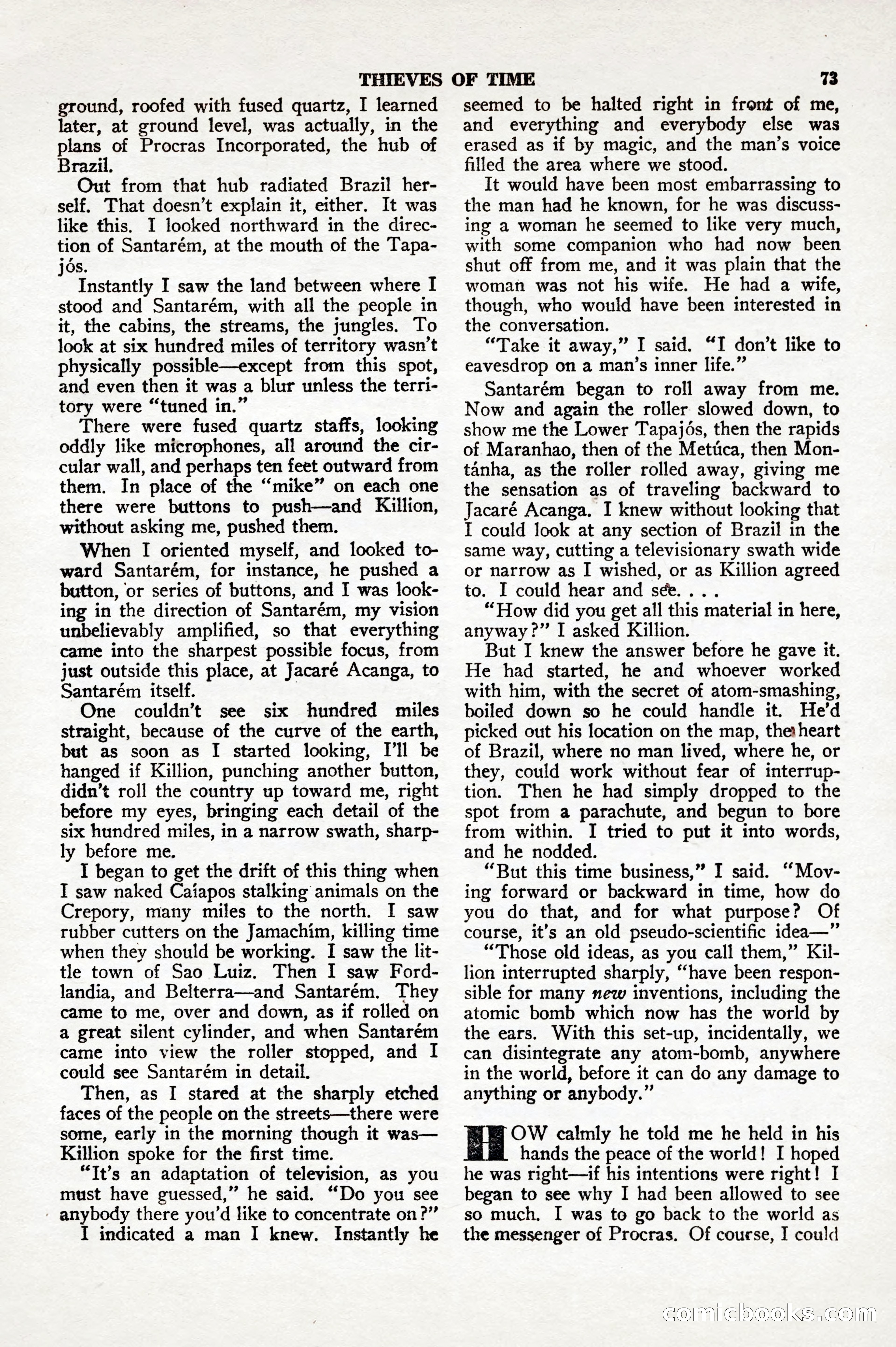 Thrilling Wonder Stories, April 1948 — page 74 of 149