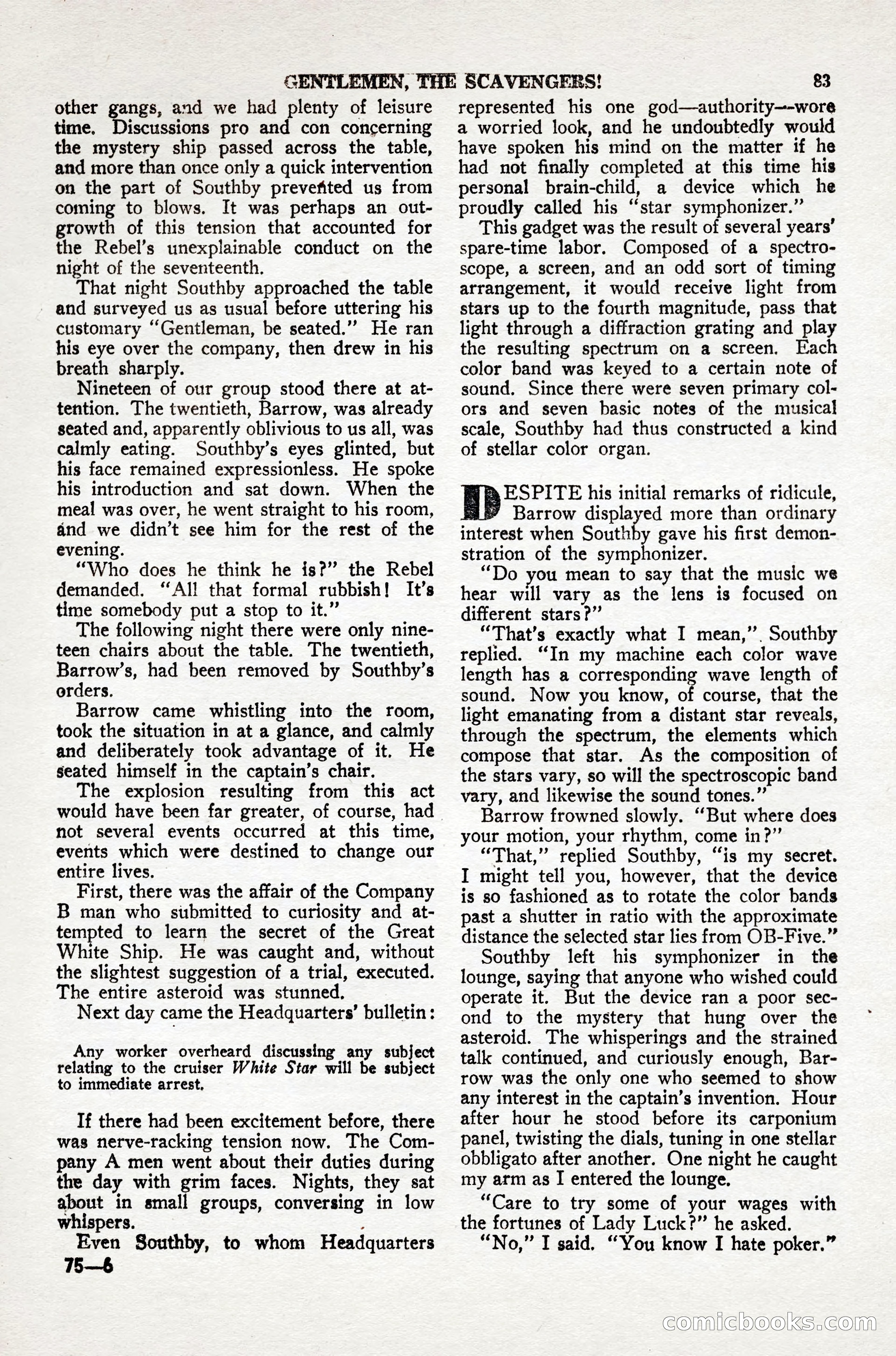 Thrilling Wonder Stories, April 1948 — page 84 of 149