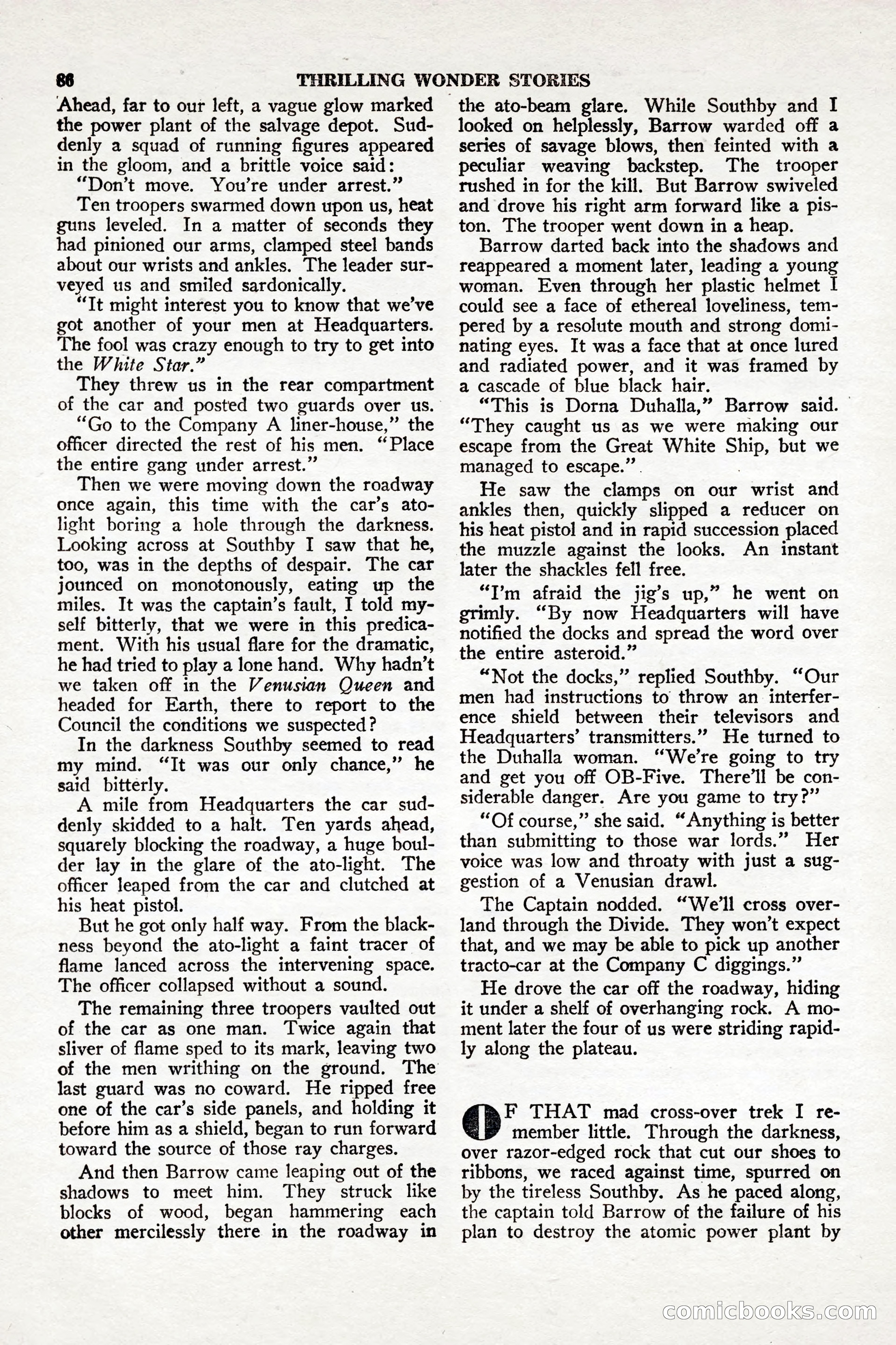 Thrilling Wonder Stories, April 1948 — page 87 of 149