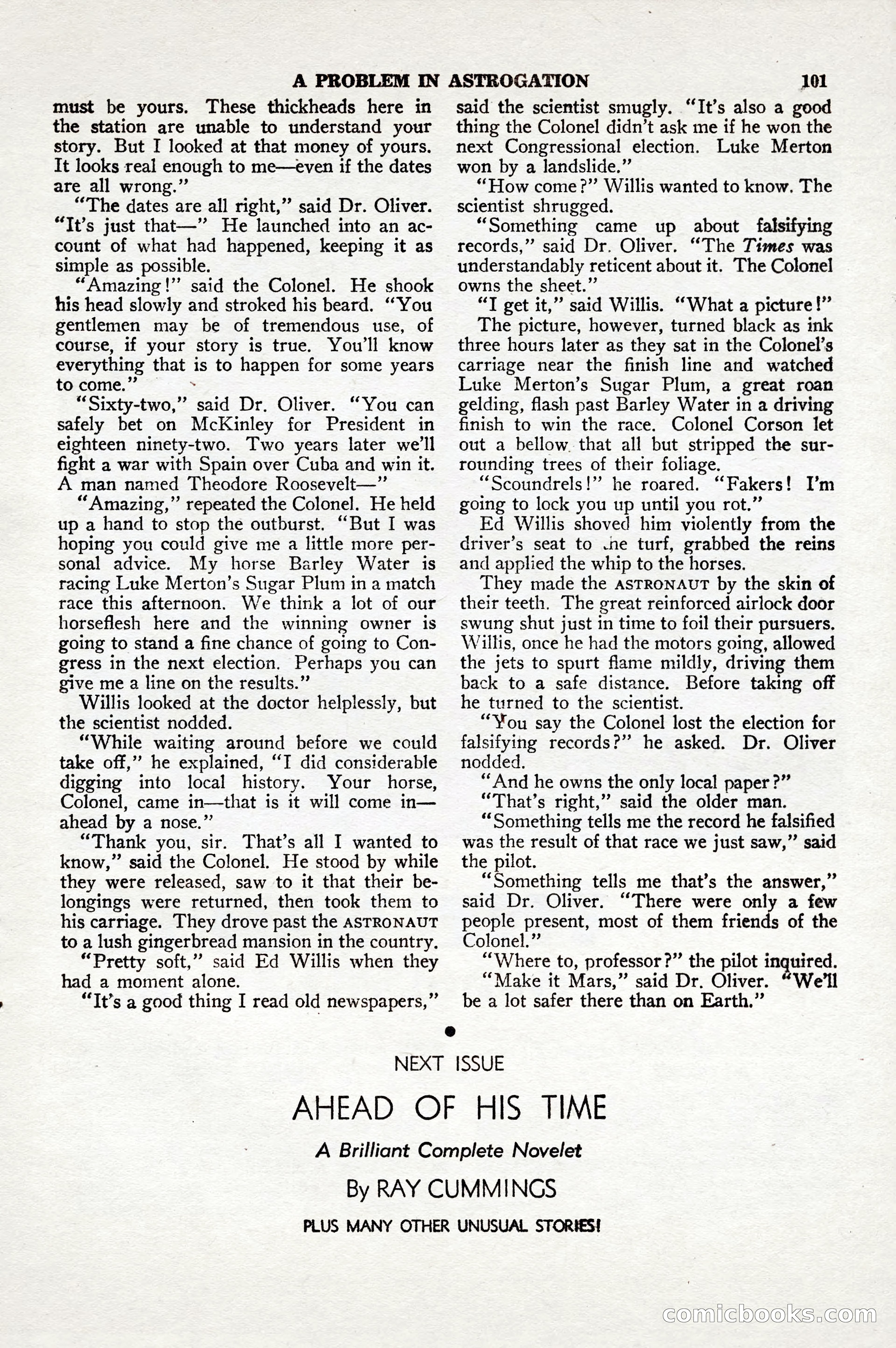 Thrilling Wonder Stories, April 1948 — page 102 of 149
