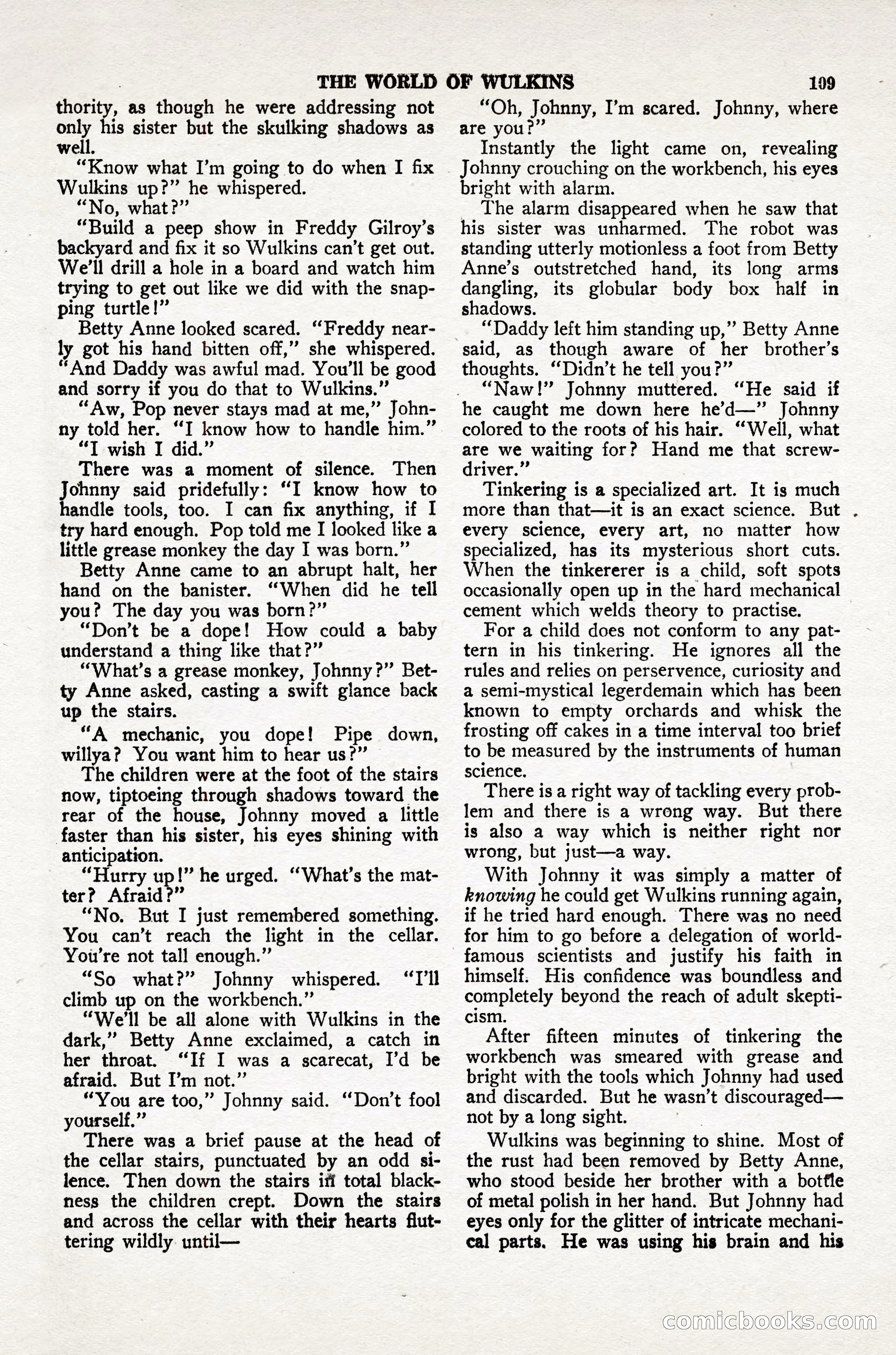 Thrilling Wonder Stories, April 1948 — page 110 of 149