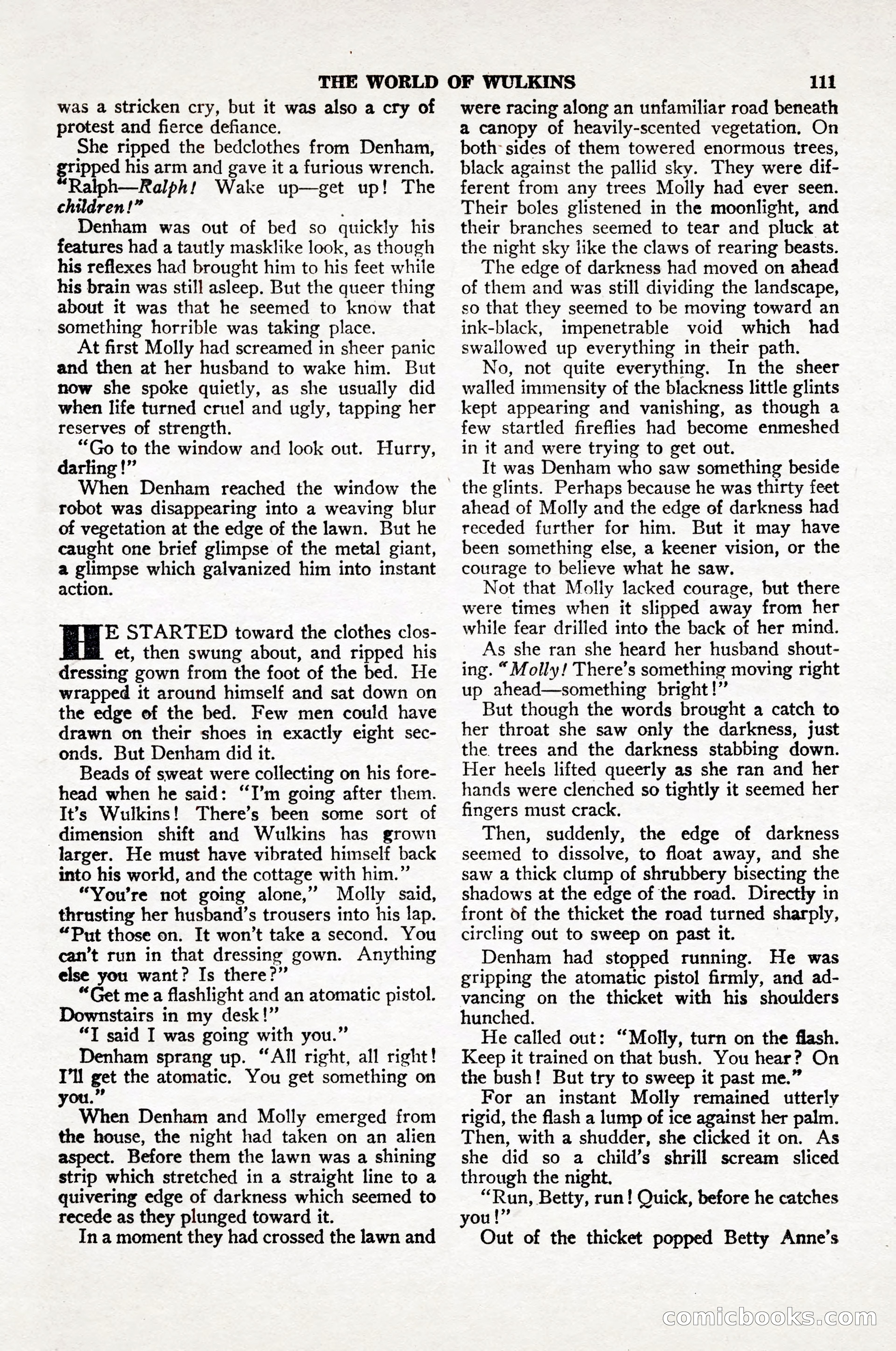 Thrilling Wonder Stories, April 1948 — page 112 of 149