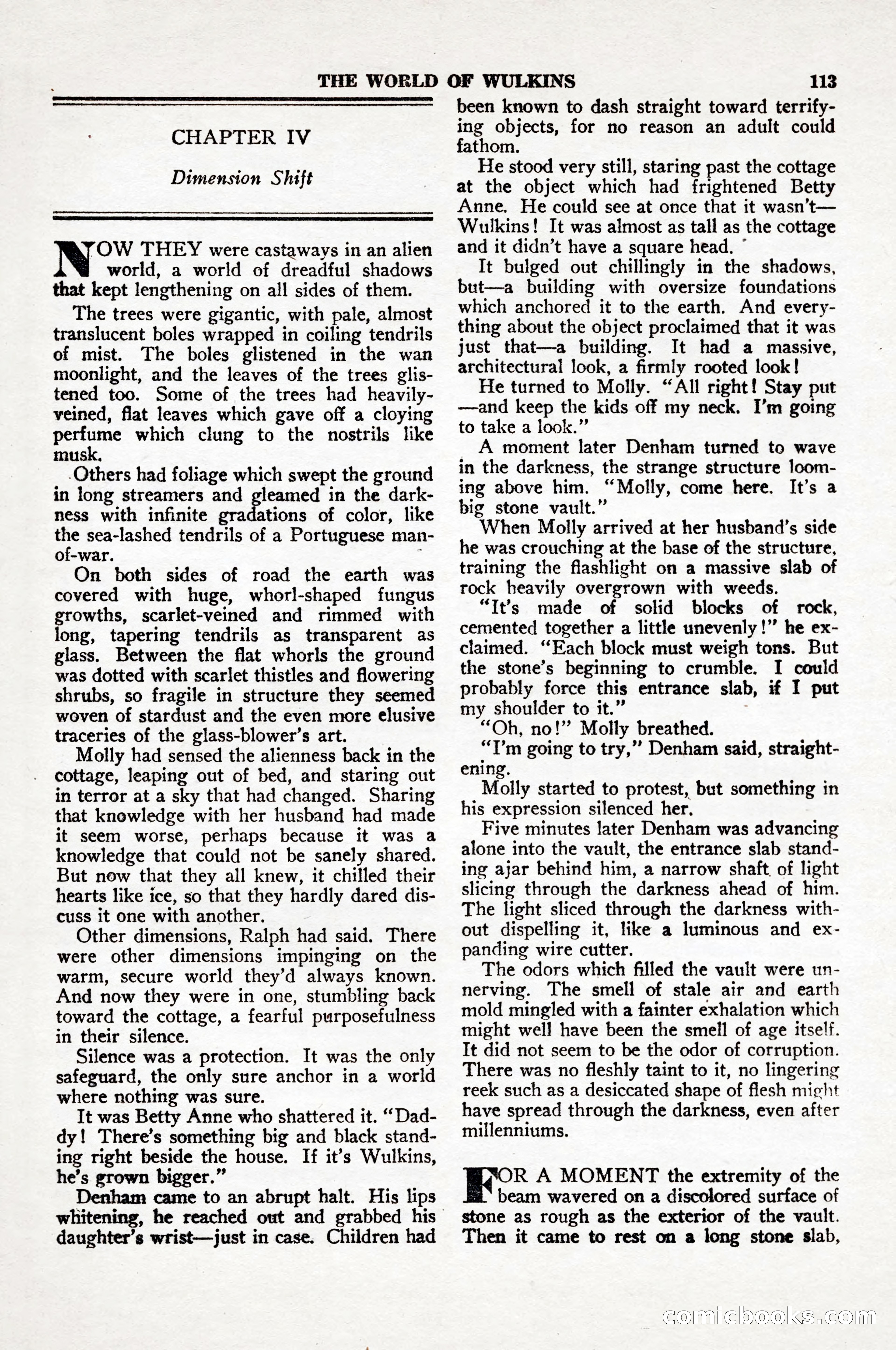 Thrilling Wonder Stories, April 1948 — page 114 of 149