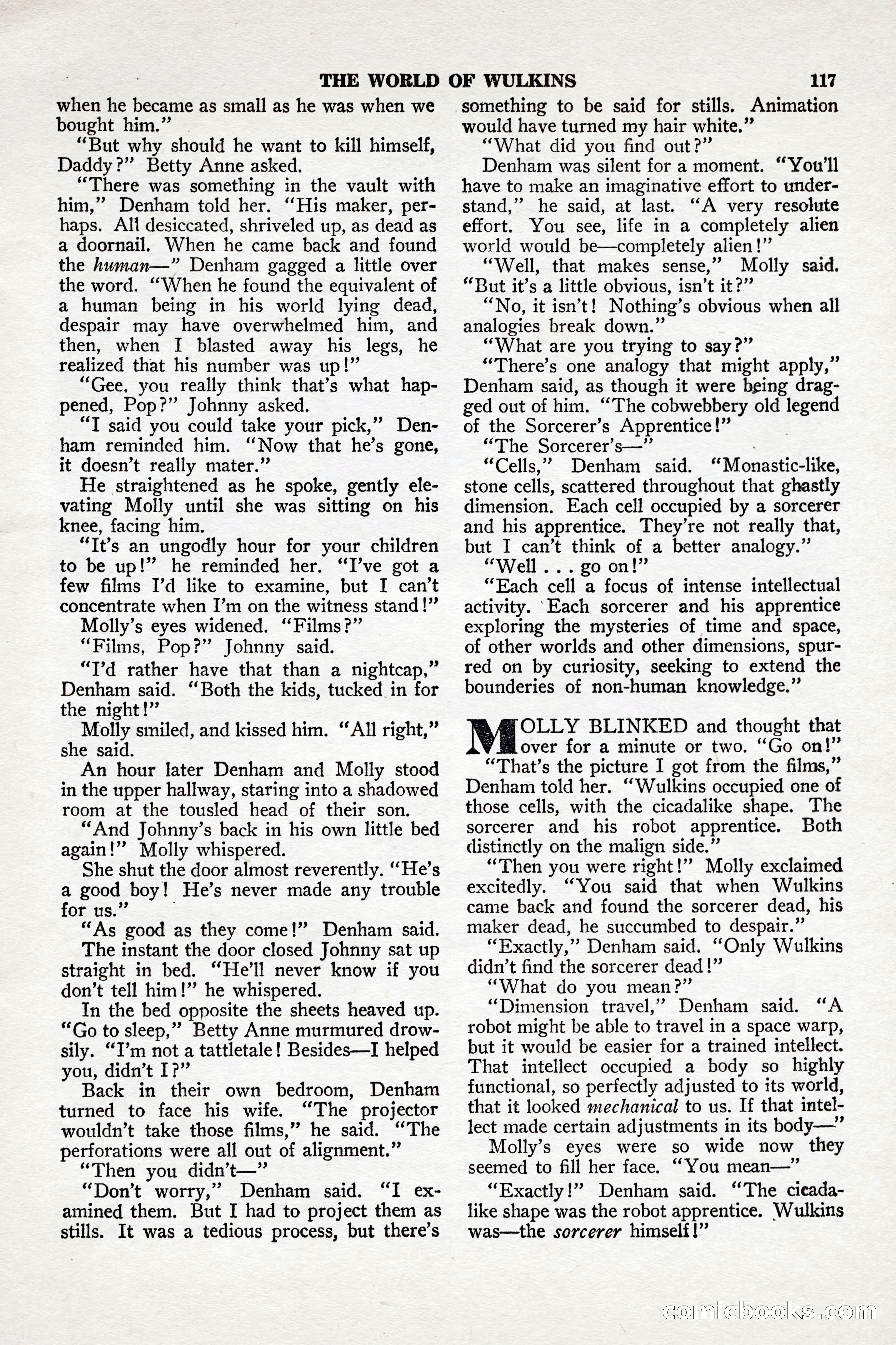 Thrilling Wonder Stories, April 1948 — page 118 of 149