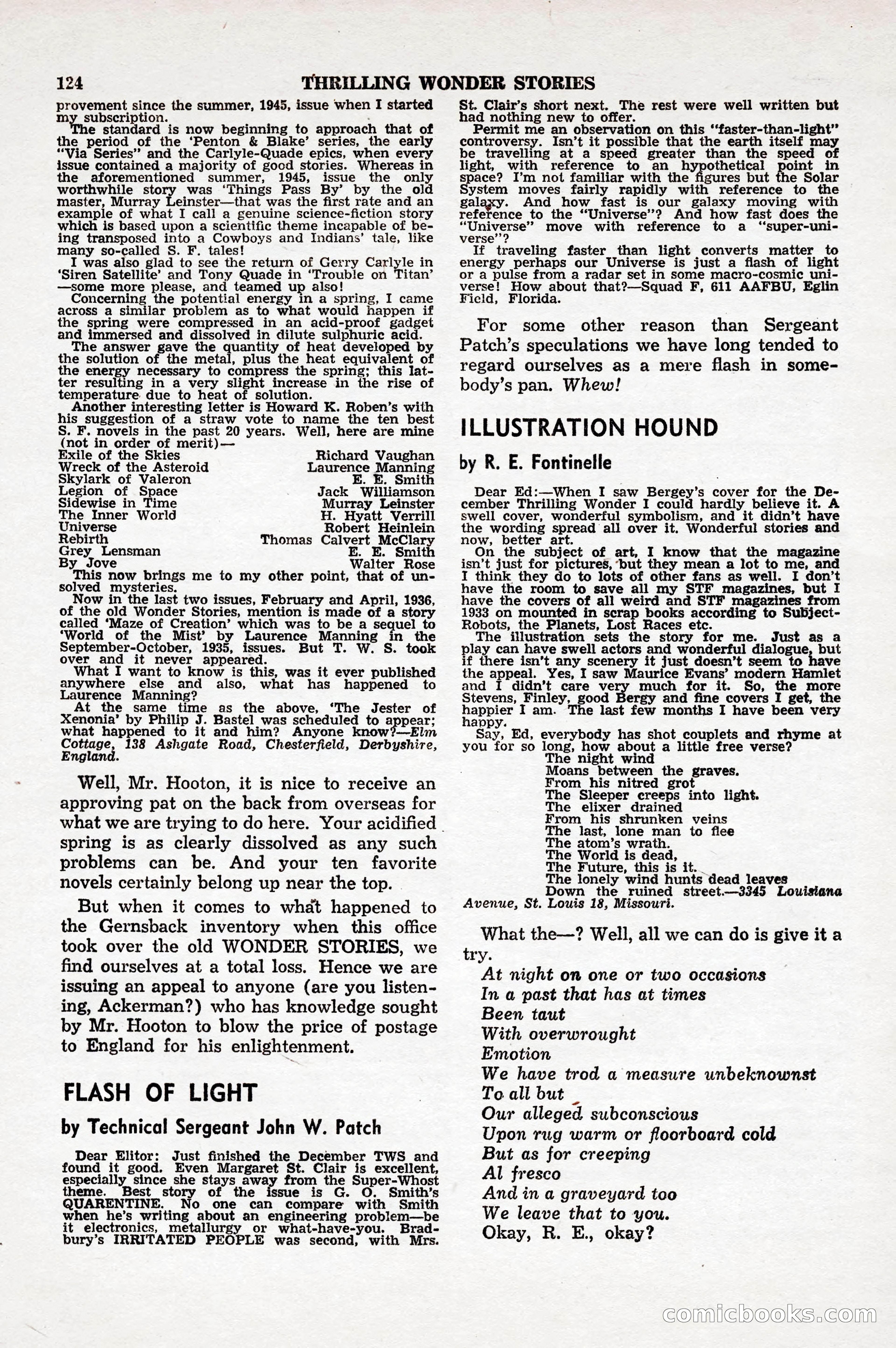 Thrilling Wonder Stories, April 1948 — page 125 of 149